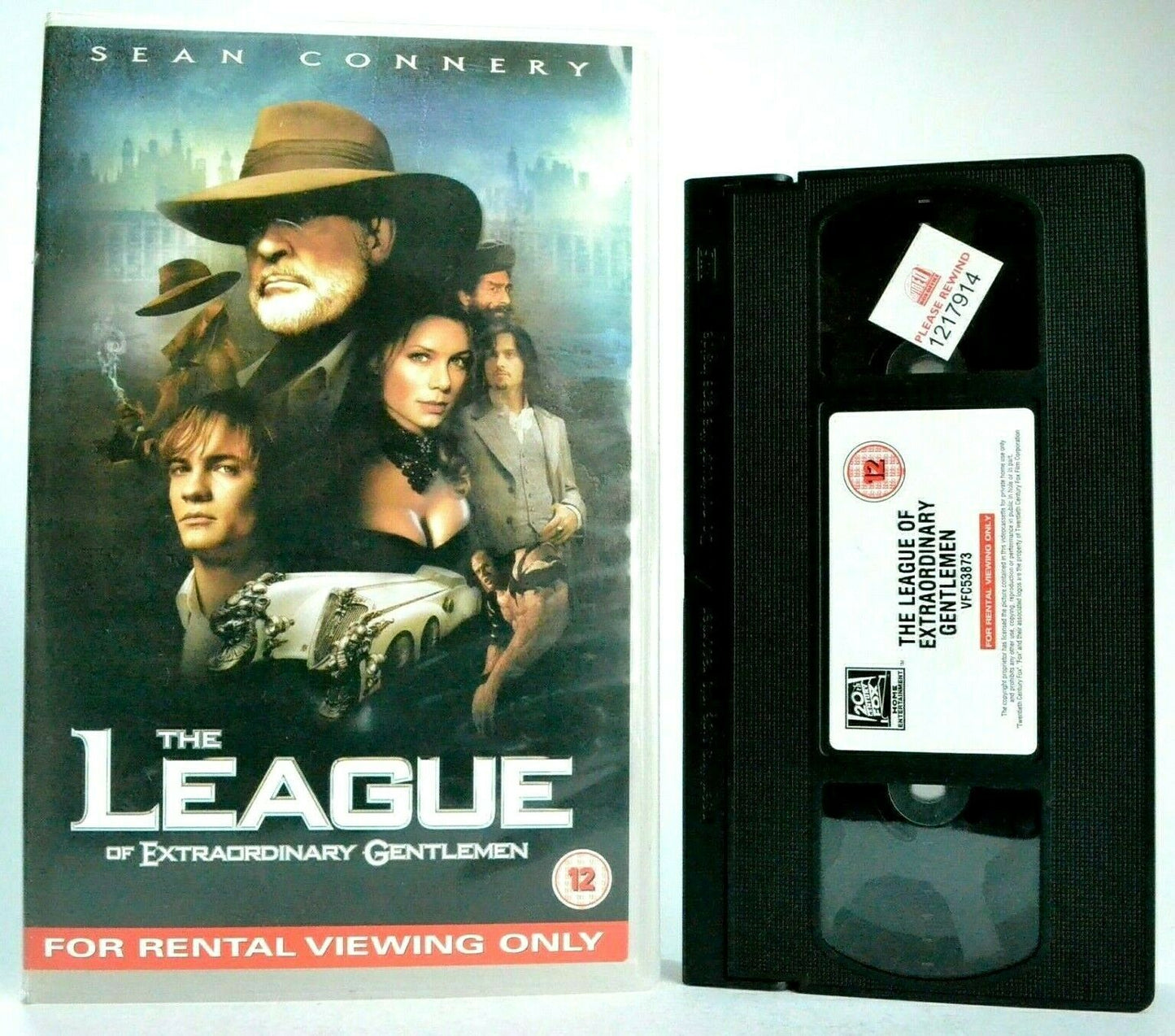 The League Of Extraordinary Gentlemen: Steampunk Film - Sean Connery - Pal VHS-