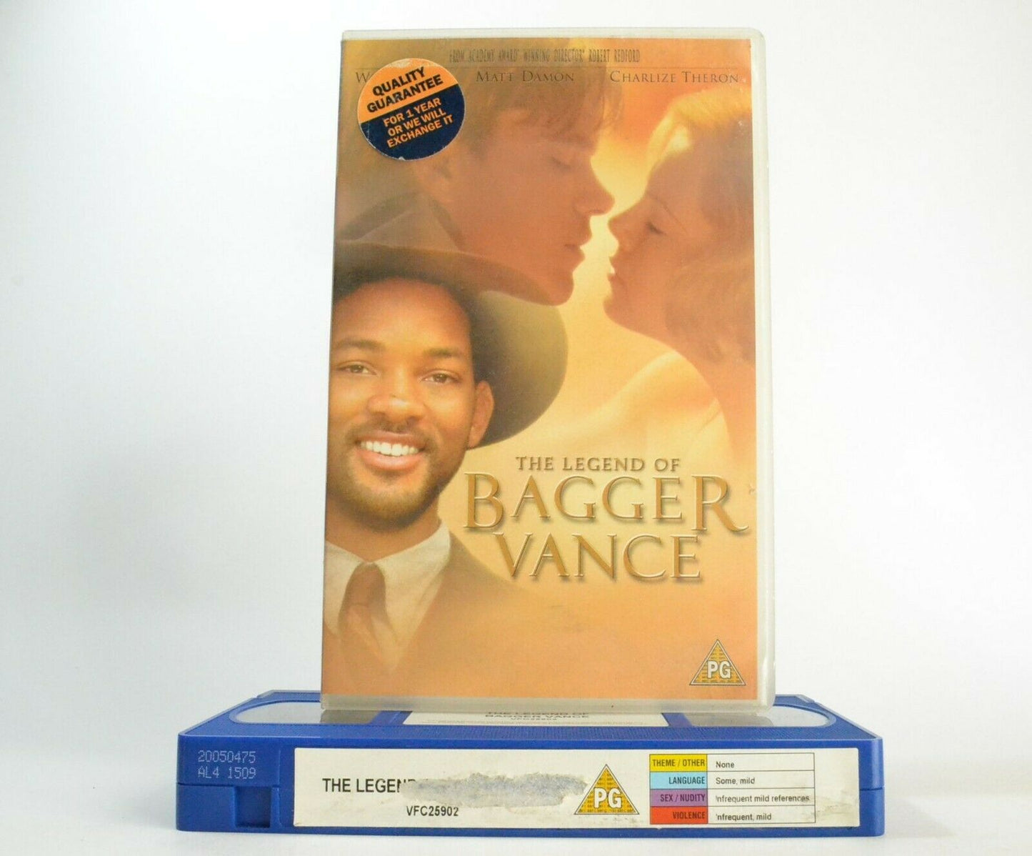 The Legend Of Bagger Vance: Dramatic Golf Action - Large Box - Will Smith - VHS-