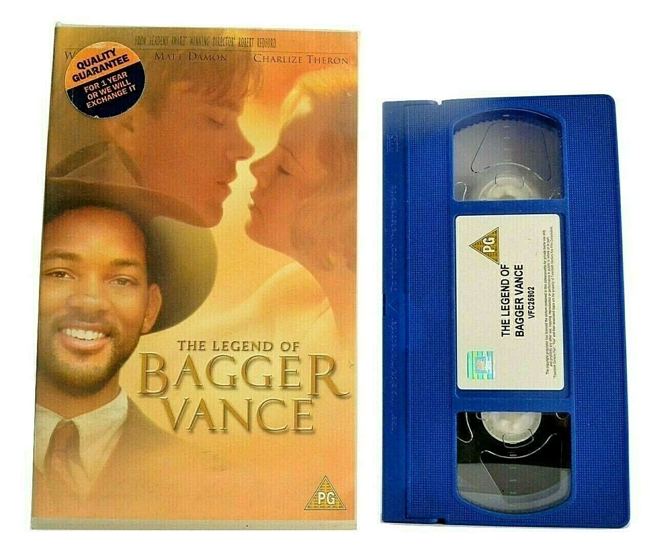 The Legend Of Bagger Vance: Dramatic Golf Action - Large Box - Will Smith - VHS-