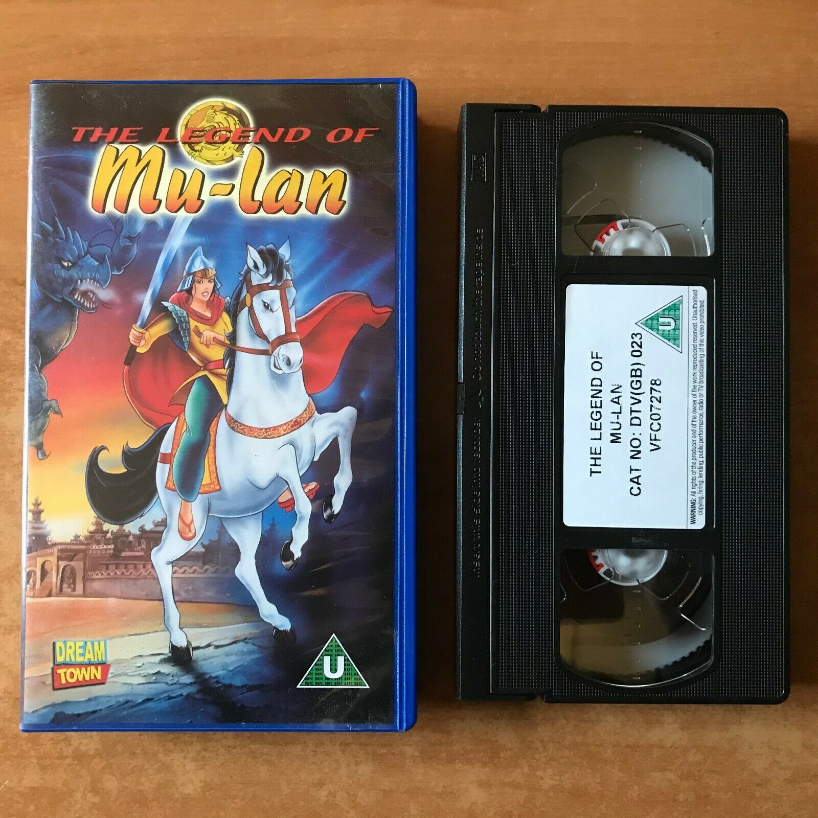 The Legend Of Mu-Lan [Dream Town] Soong Dynasty - Animated - Children's - VHS-