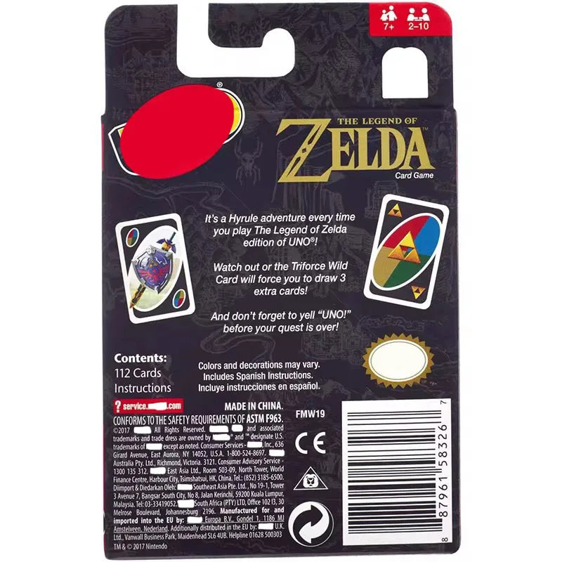 The Legend of Zelda Card Game - Fun for Families - Special Link-Themed Rules - 2-10 Players-