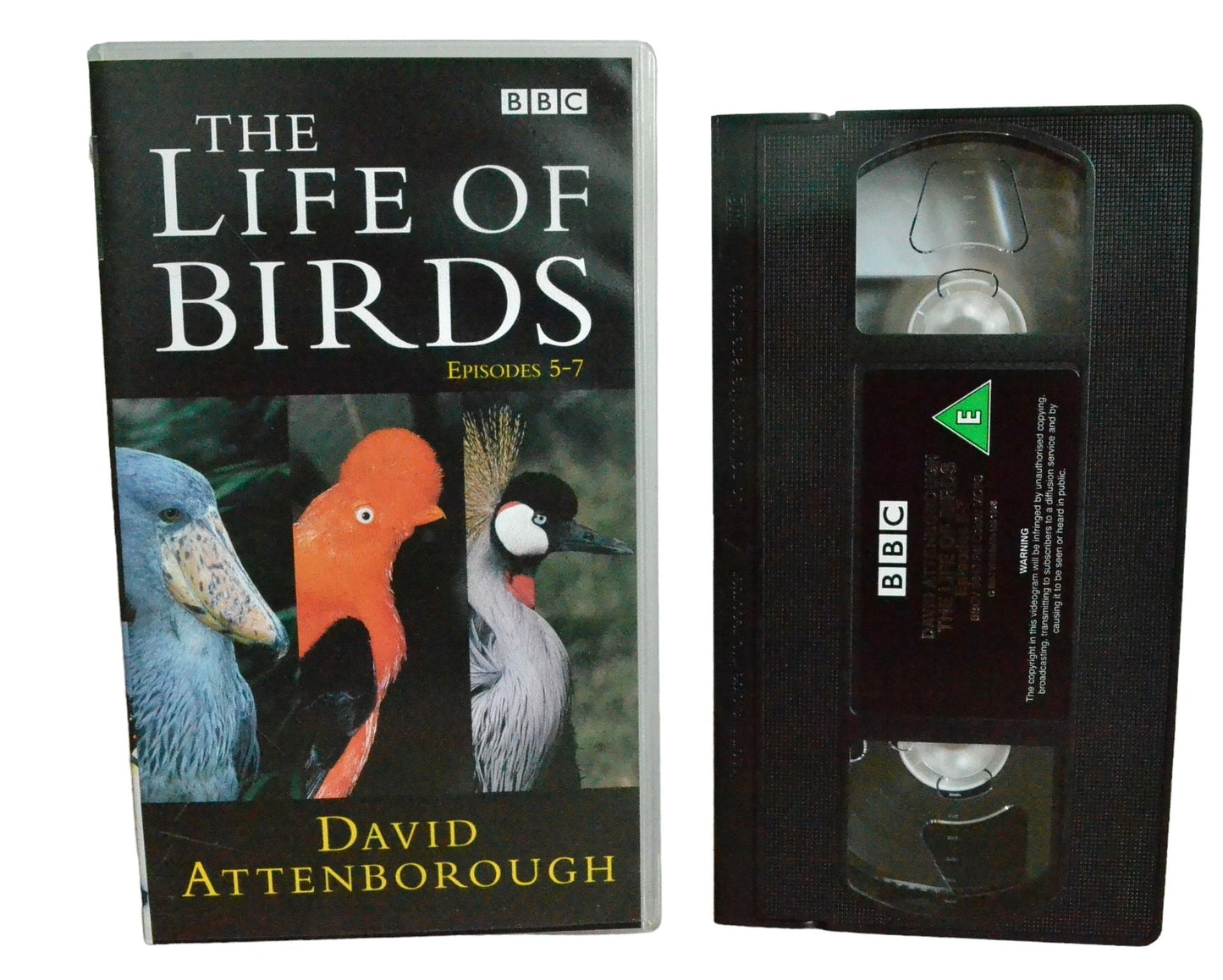 The Life Of Birds (Episodes 5 - 7) - David Attenborough - BBC Video - BBCV6640 - Drama - Pal - VHS-