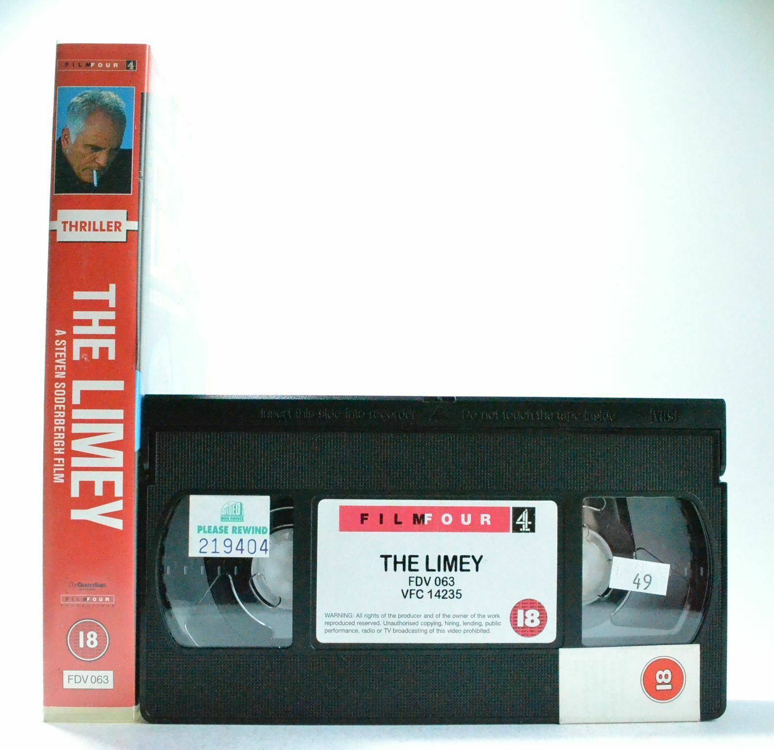 The Limey: Film By S.Soderbergh - Crime Drama - Large Box - Terrance Stamp - VHS-