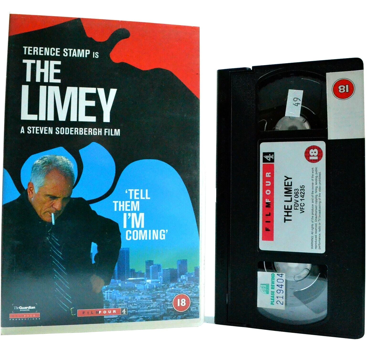 The Limey: Film By S.Soderbergh - Crime Drama - Large Box - Terrance Stamp - VHS-