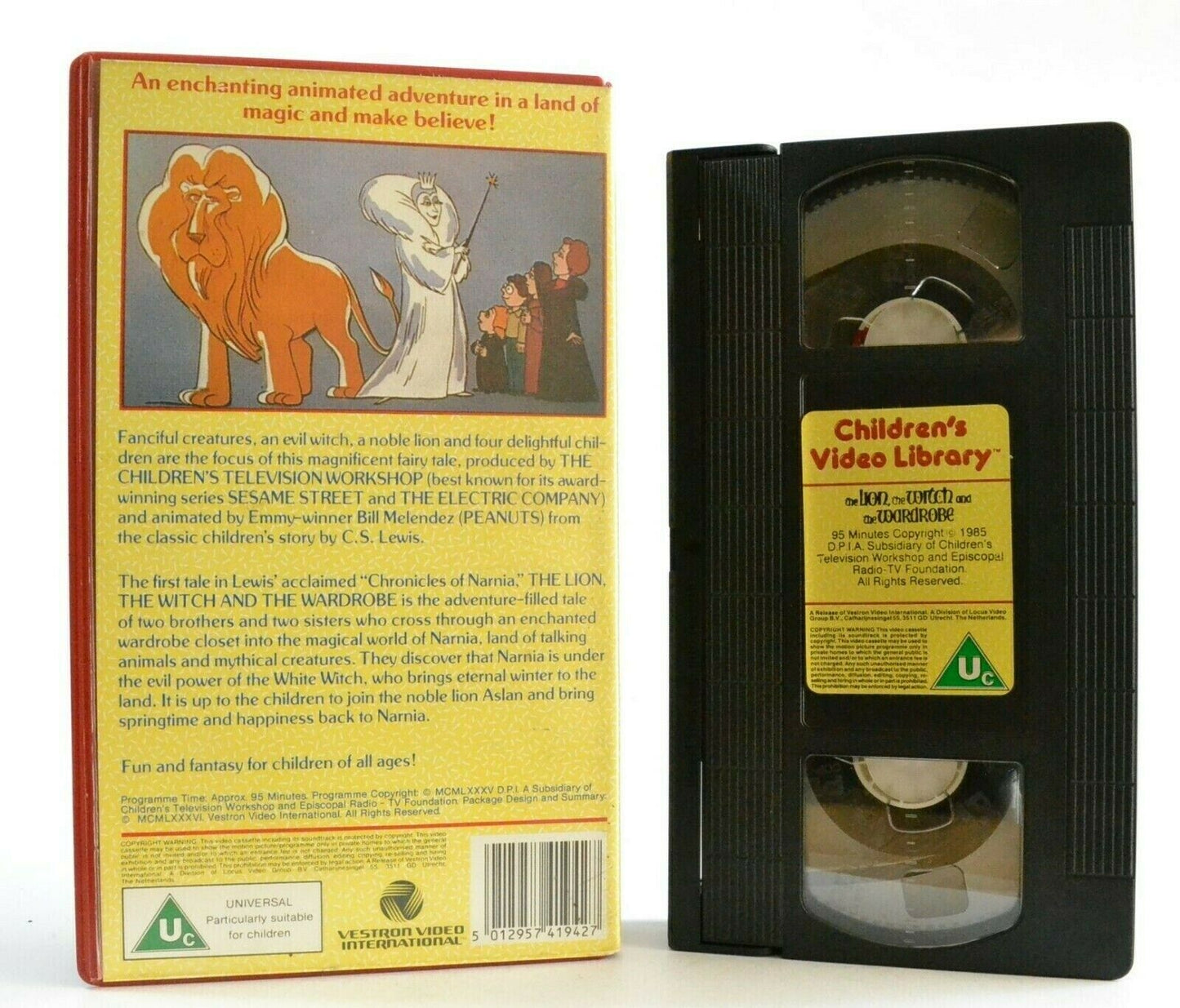 The Lion, The Witch And The Wardrobe: By C.S.Lewis - Animated - Children's - VHS-