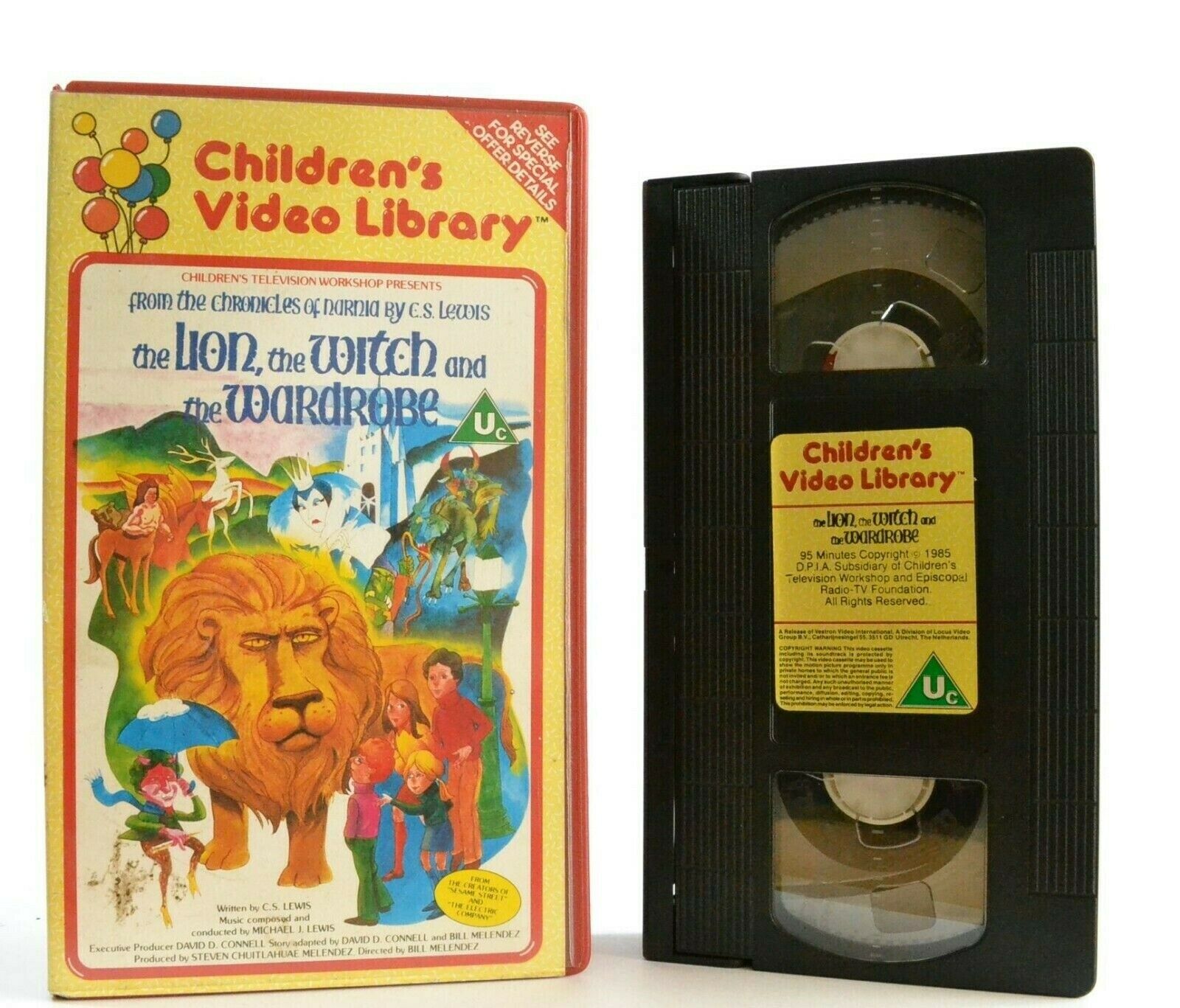 The Lion, The Witch And The Wardrobe: By C.S.Lewis - Animated - Children's - VHS-