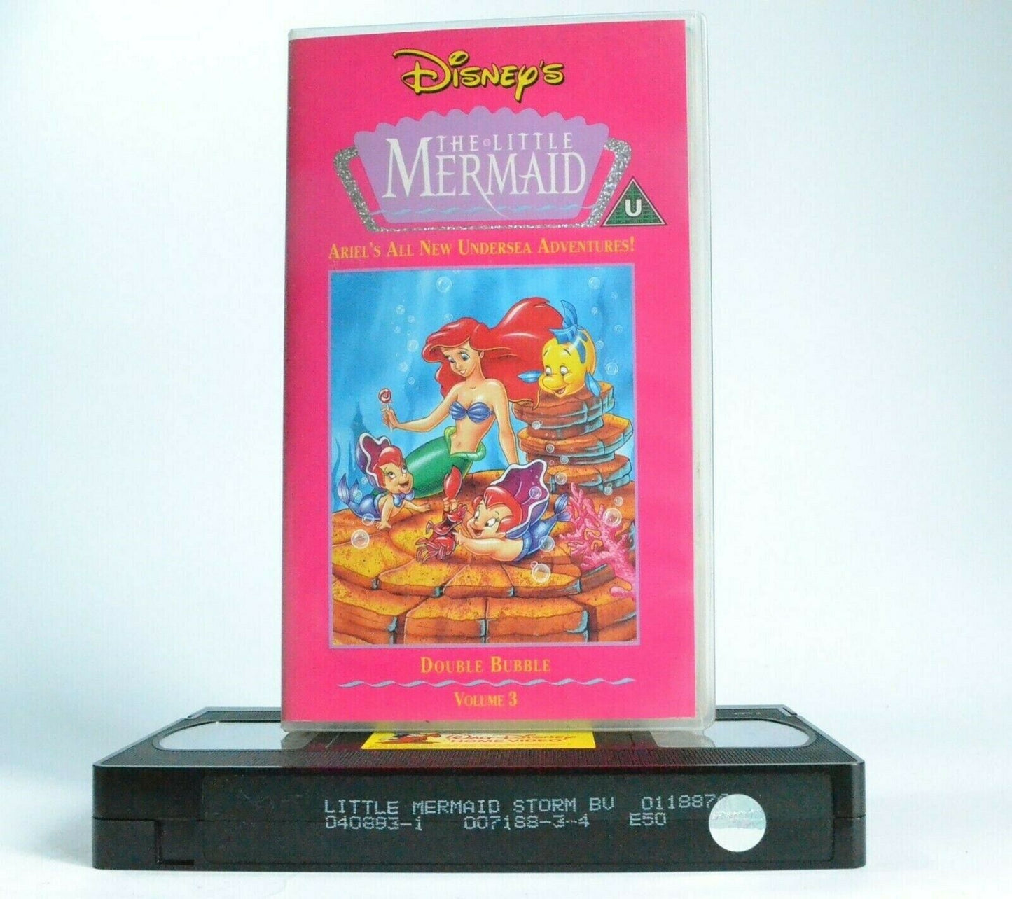 The Little Mermaid: Double Bubble, Vol.3 - Walt Disney - Animated - Kids - VHS-