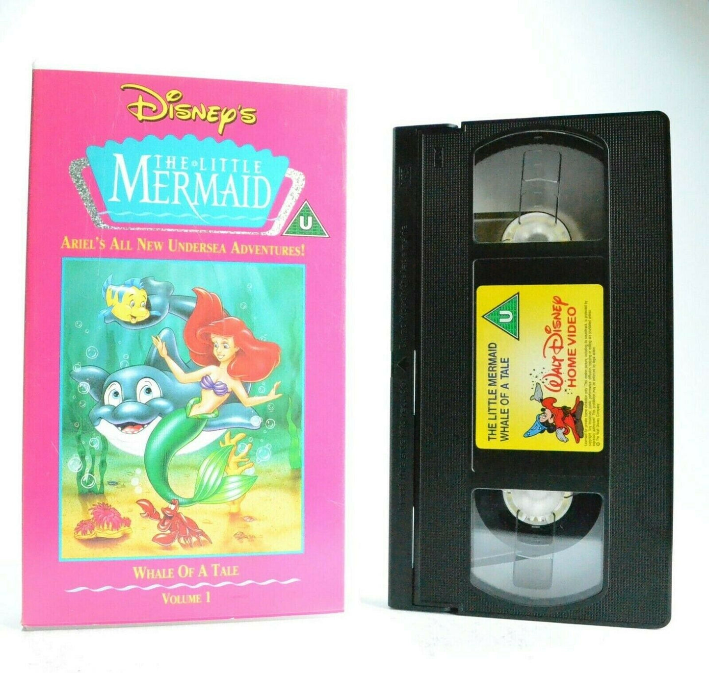 The Little Mermaid - Vol.1 - Whale Of A Tale - Disney - Adventure - Kids - VHS-