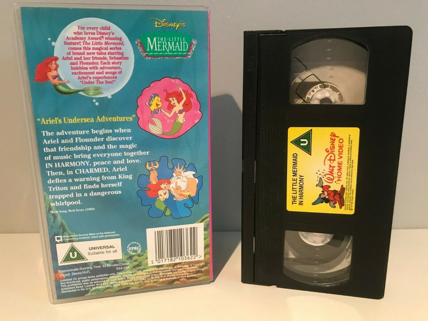 The Little Mermaid (Vol.4): In Harmony - Disney - Animates - Children's - VHS-