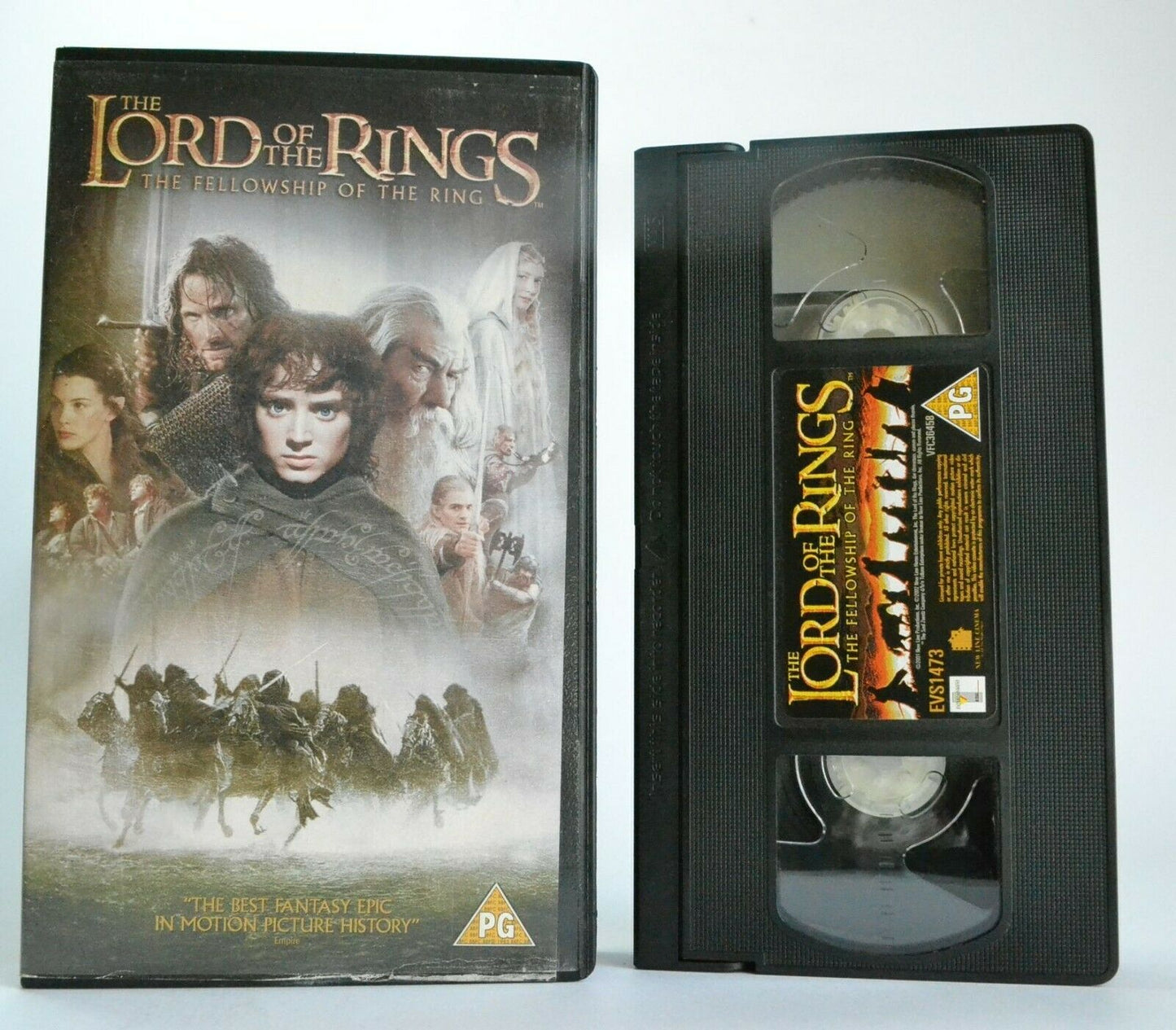 The Lord Of The Rings: The Fellowship Of The Ring; Peter Jackson - Fantasy - VHS-