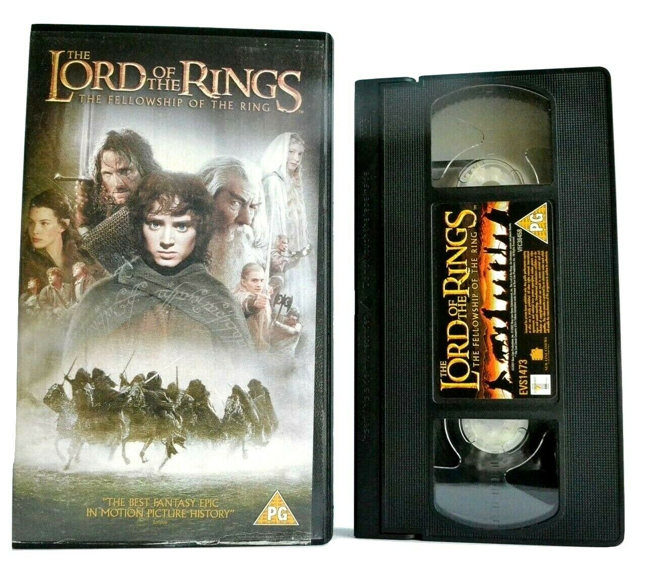 The Lord Of The Rings: The Fellowship Of The Ring; Peter Jackson - Fantasy - VHS-