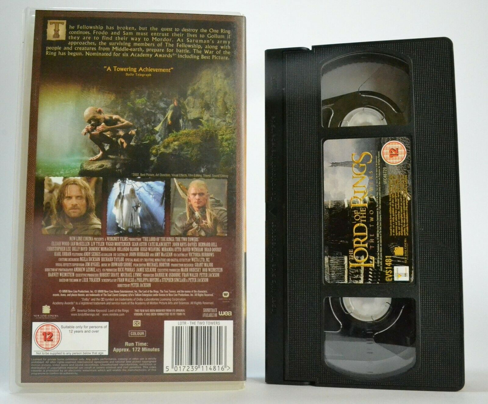 The Lord Of The Rings: The Two Towers; <Peter Jackson> - (2002) Fantasy - VHS-