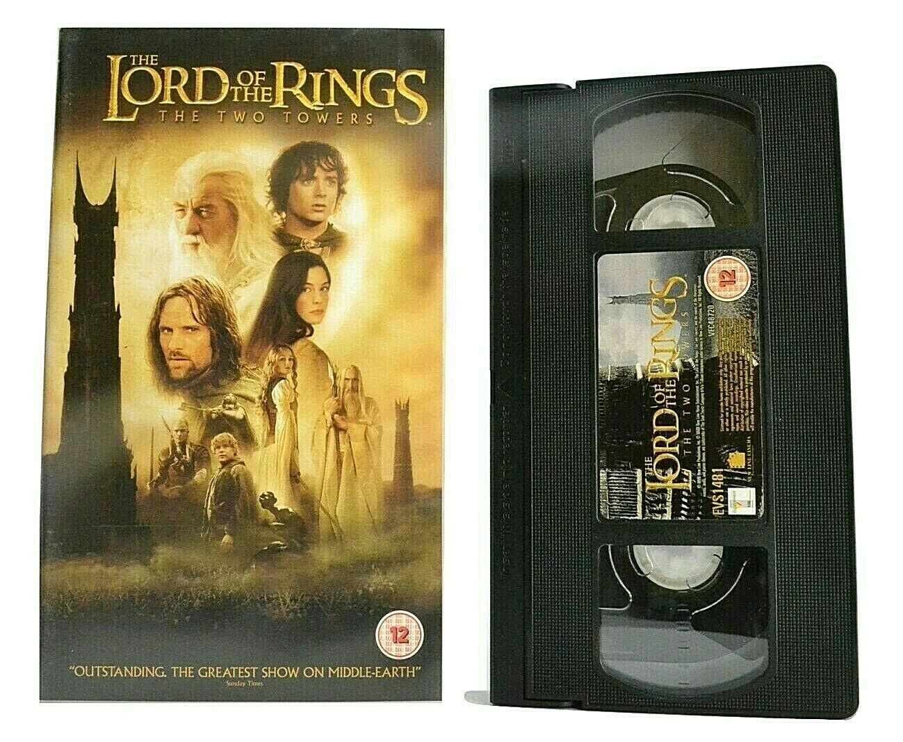 The Lord Of The Rings: The Two Towers; <Peter Jackson> - (2002) Fantasy - VHS-