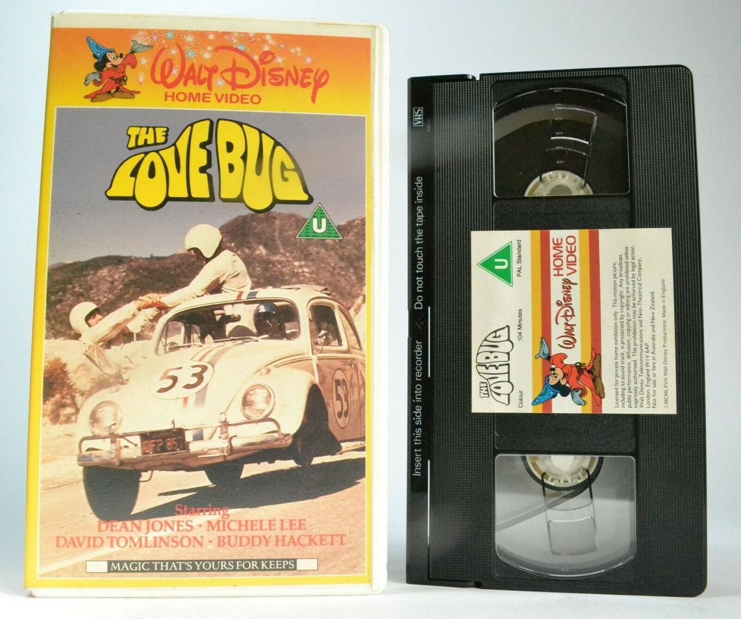 The Love Bug [Walt Disney]: Sport Adventure - Dean Jones / Michele Lee - Pal VHS-