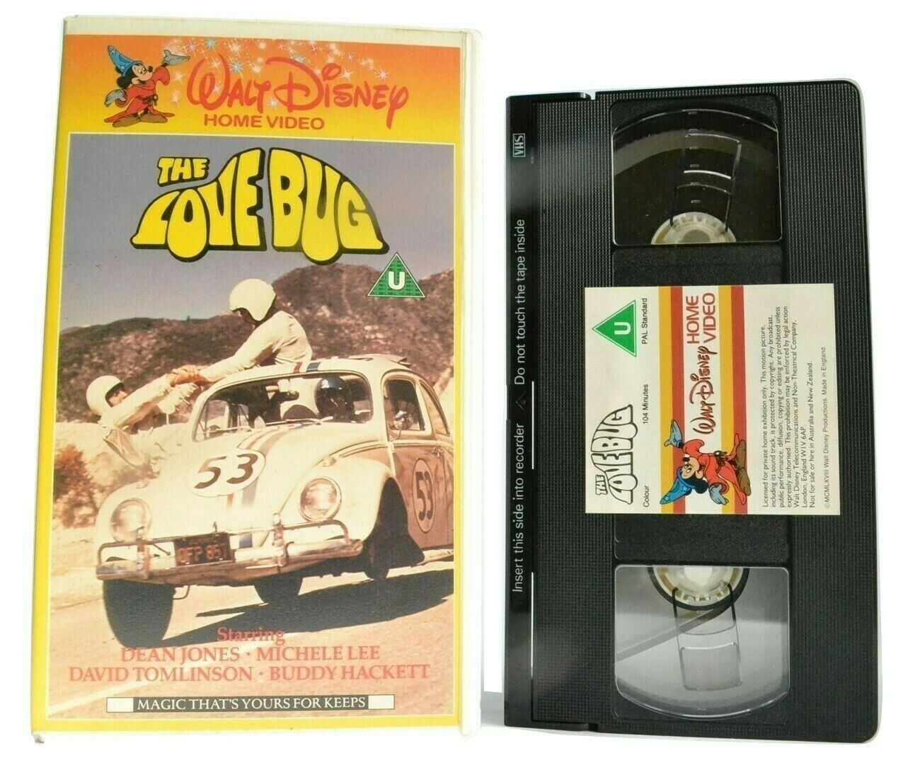 The Love Bug [Walt Disney]: Sport Adventure - Dean Jones / Michele Lee - Pal VHS-