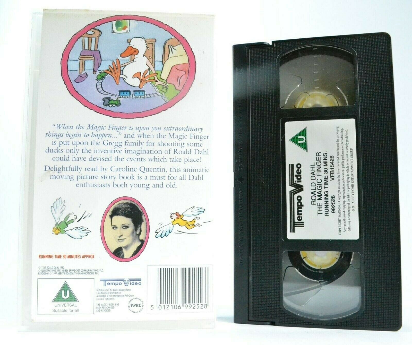 The Magic Finger; [Roald Dahl] -<Tempo Video>- [Caroline Quentin] - Kids - VHS-