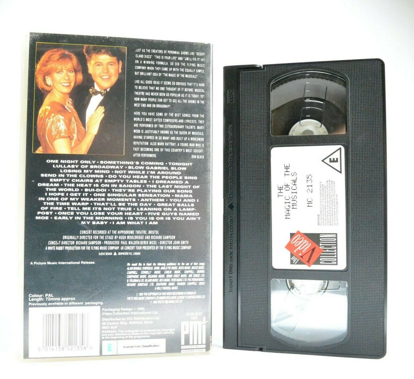 The Magic Of The Musicals: The Video - Best Songs - Marti Webb/Mark Rattay - VHS-