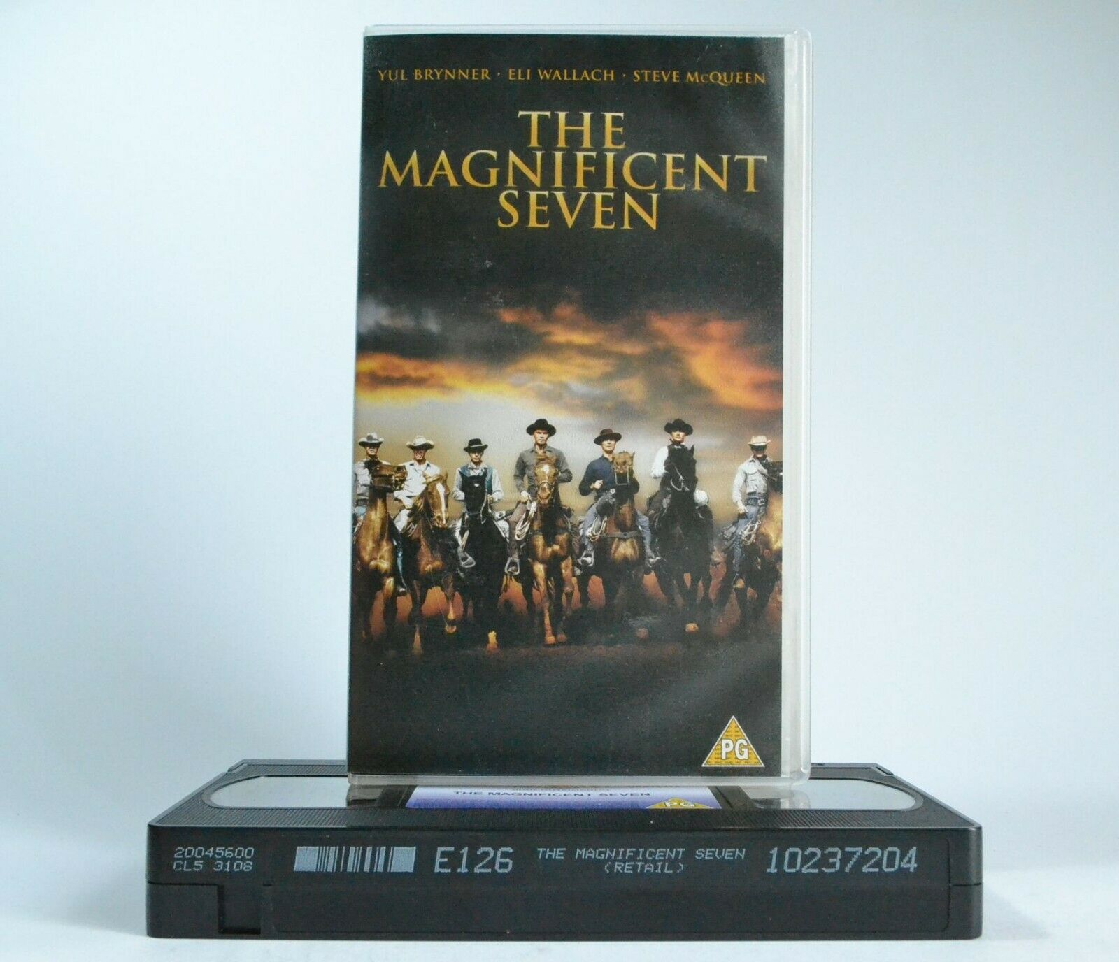 The Magnificent Seven (1960) - Western - Steve McQueen/Charles Bronson - Pal VHS-