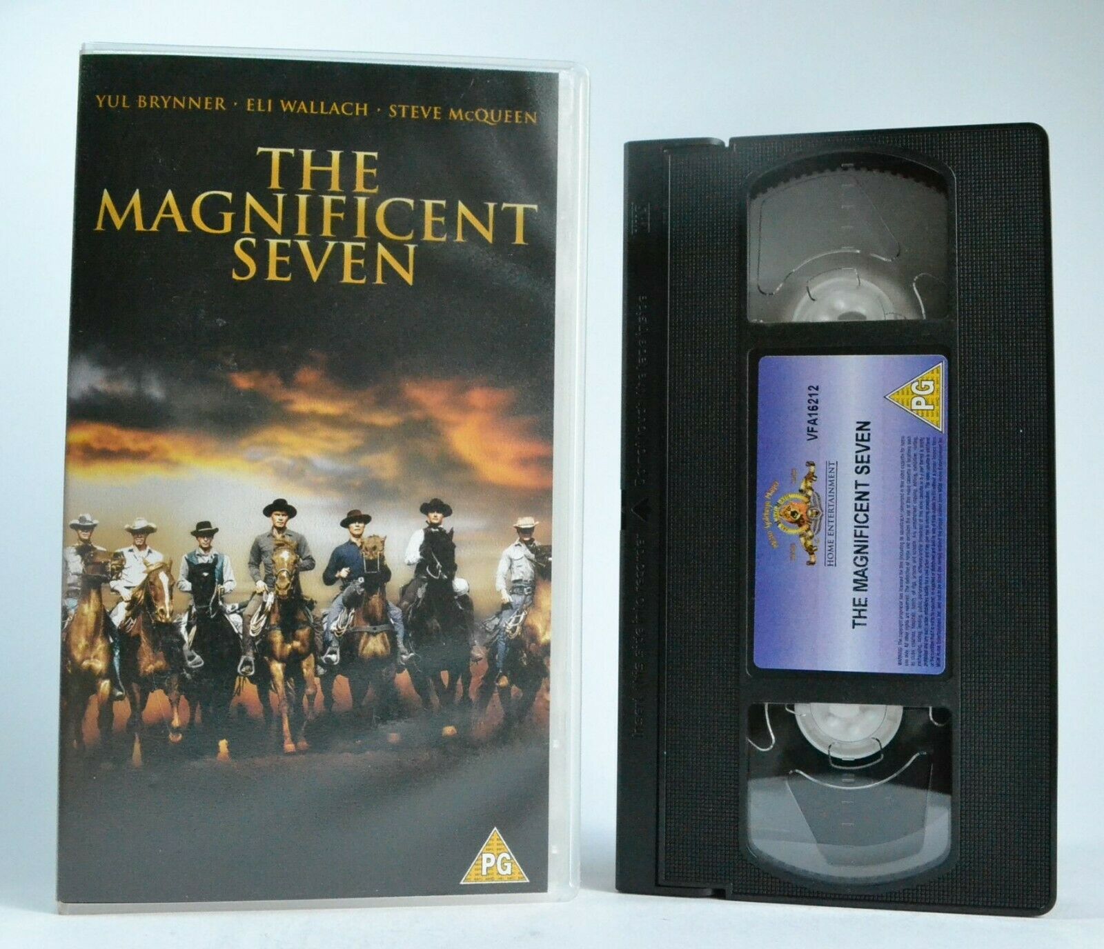 The Magnificent Seven (1960) - Western - Steve McQueen/Charles Bronson - Pal VHS-