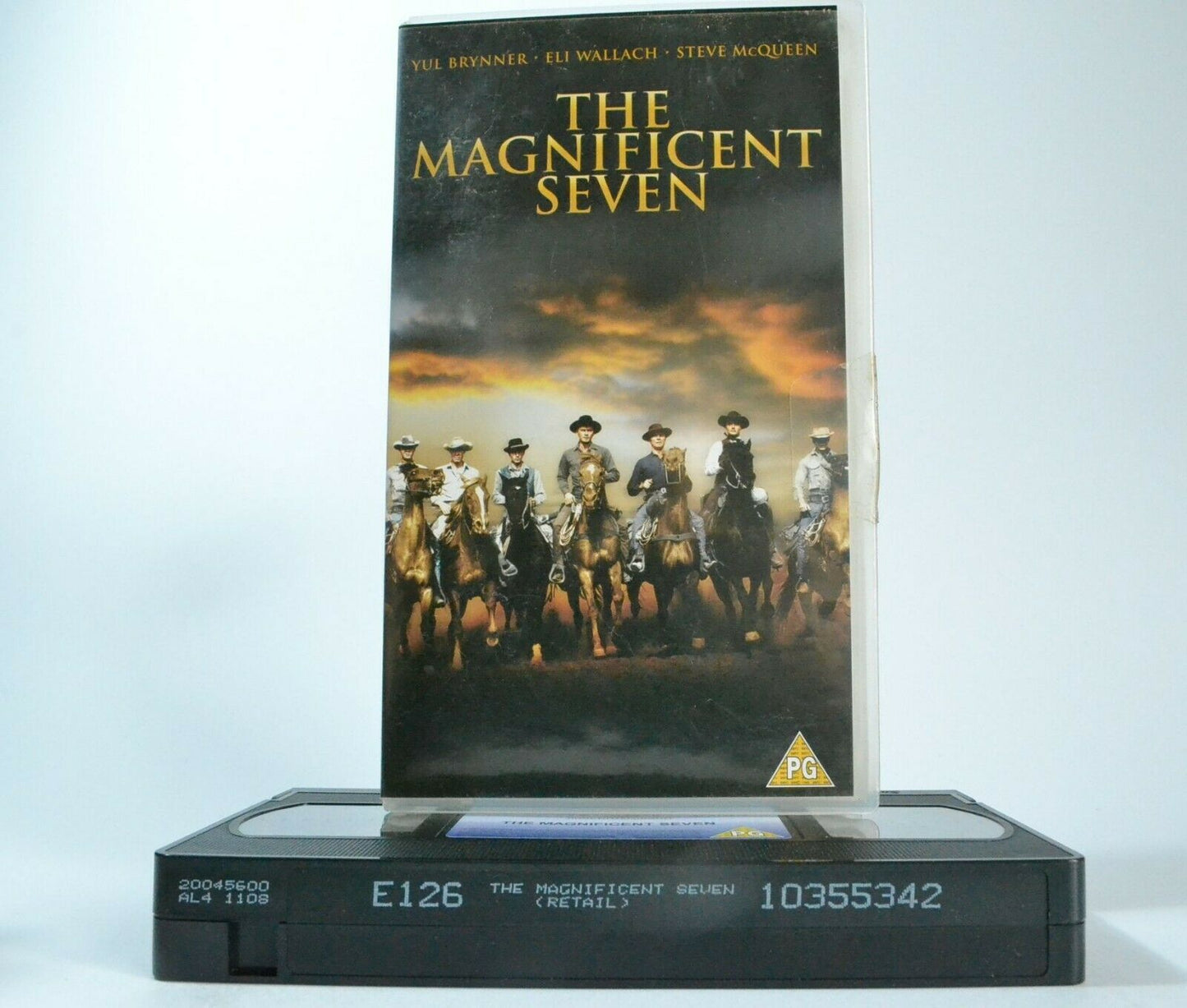 The Magnificent Seven (1960) - Western - Yul Brynner / Steve McQueen - Pal VHS-