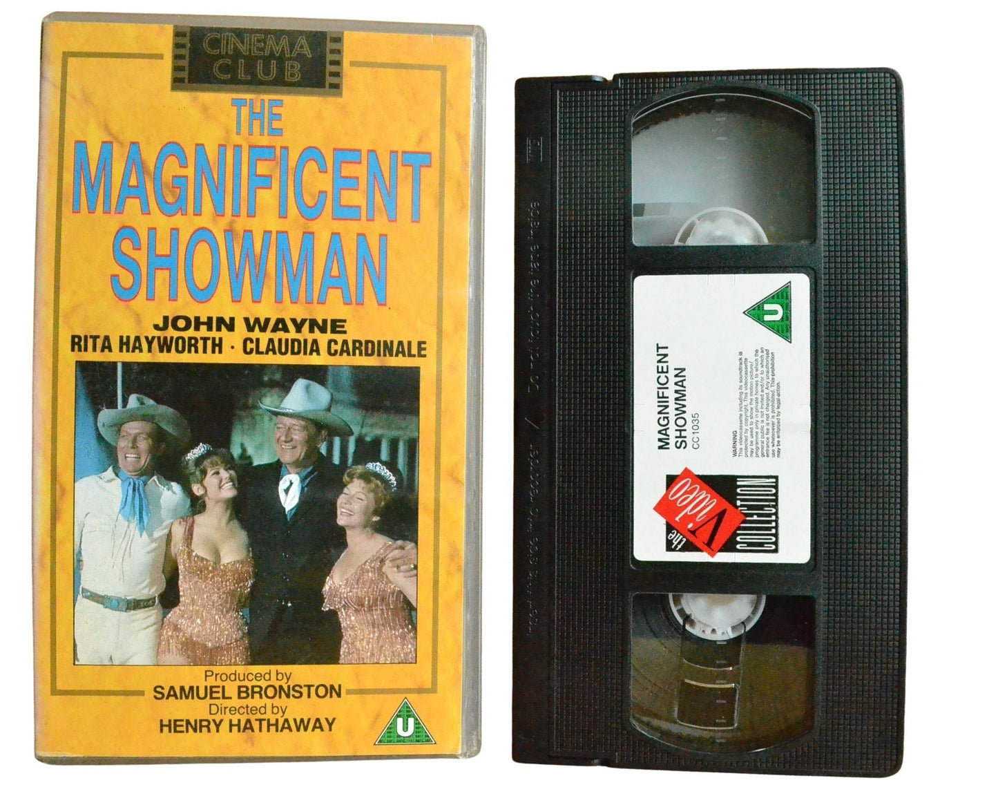 The Magnificent Showman - John Wayne - Vintage - Pal VHS-