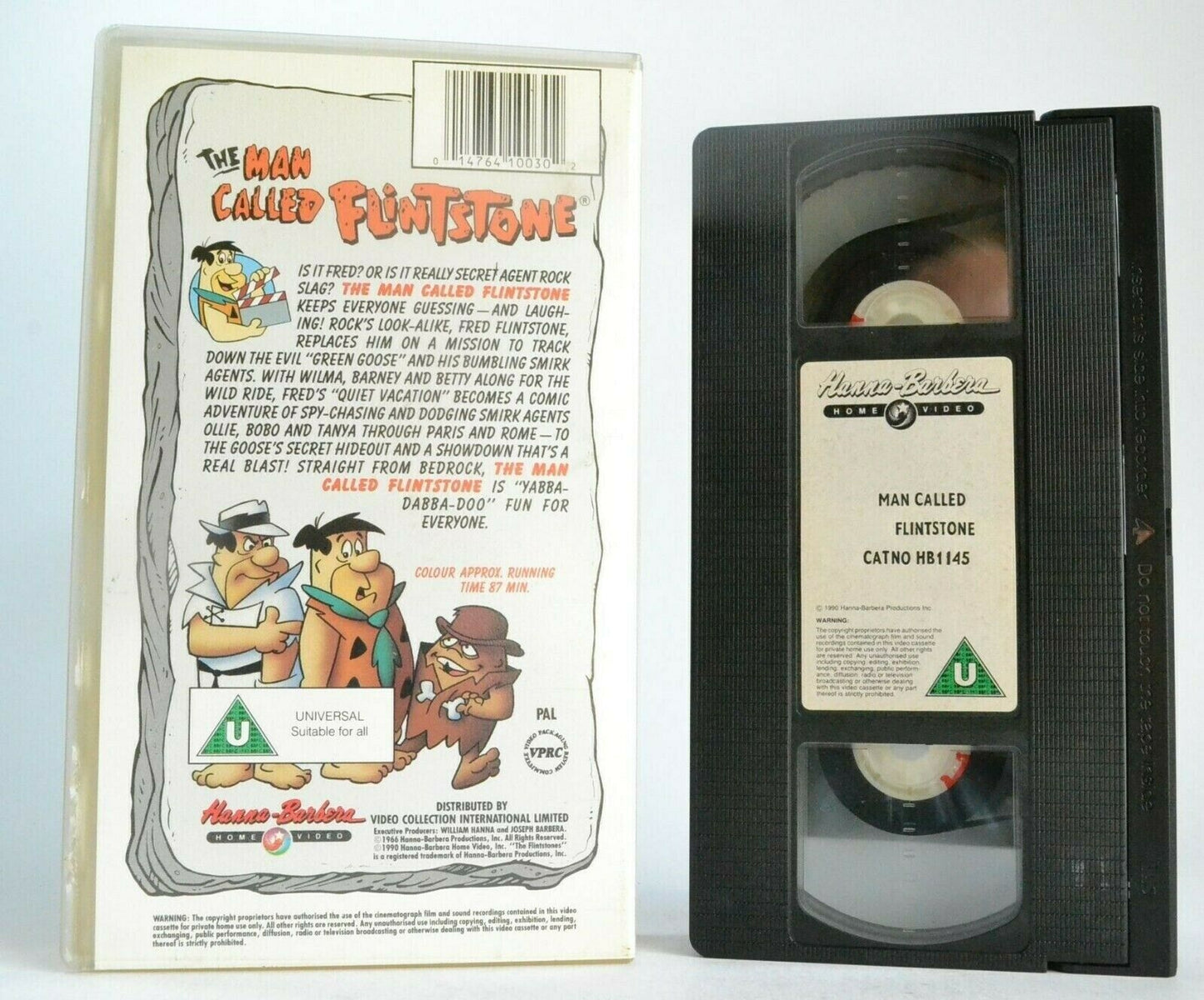 The Man Called Flintstone (1966): Animated Musical Comedy - Children's - Pal VHS-