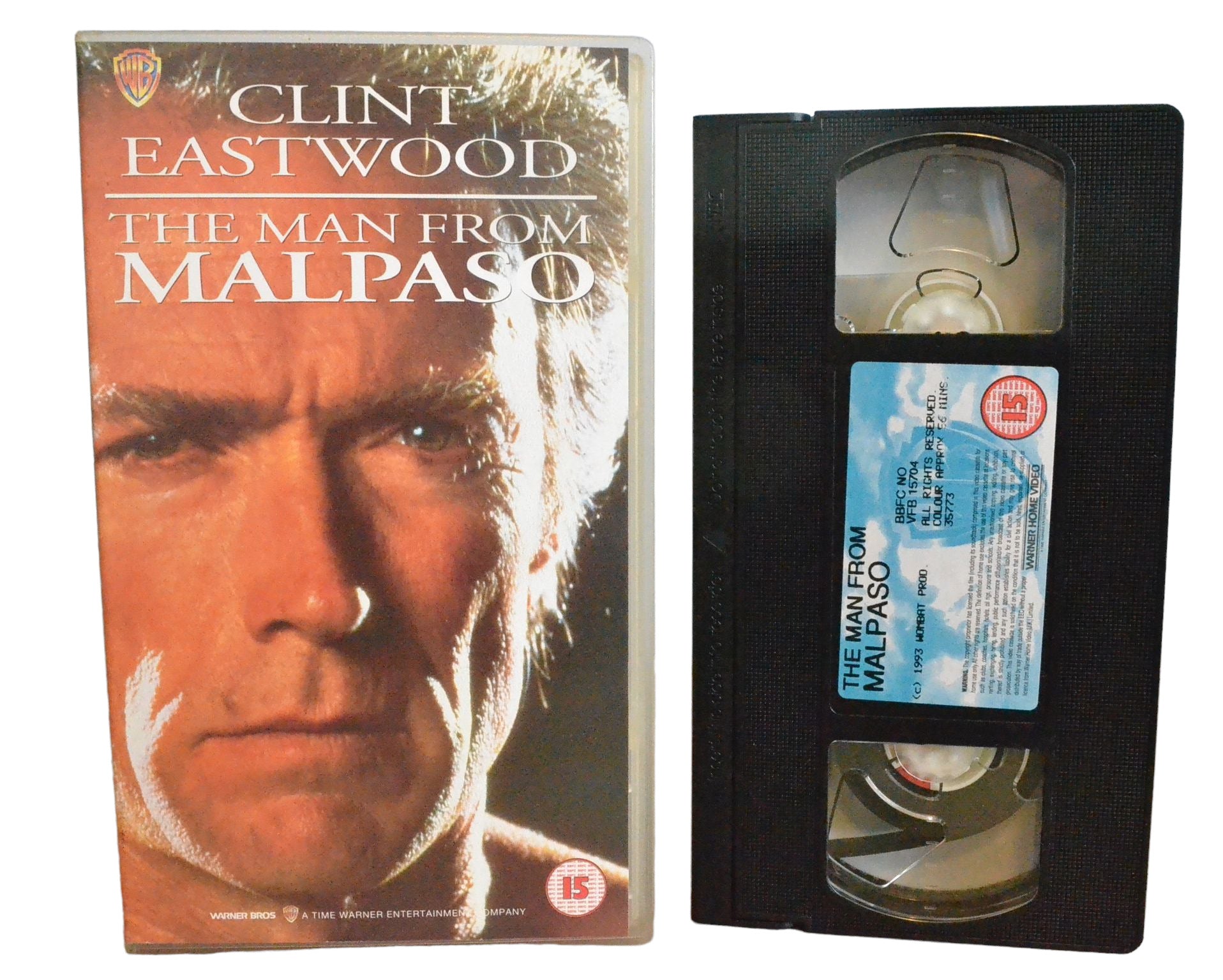 The Man From Malpaso - Clint Eastwood - Warner Home Video - SO35773 - Action - Pal - VHS-