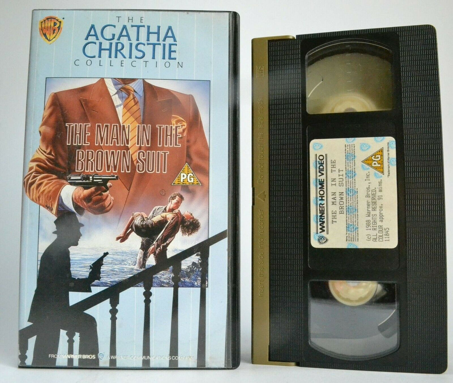 The Man In The Brown Suit; [Agatha Christie]: (1989) Made For T.V. - Crime - VHS-