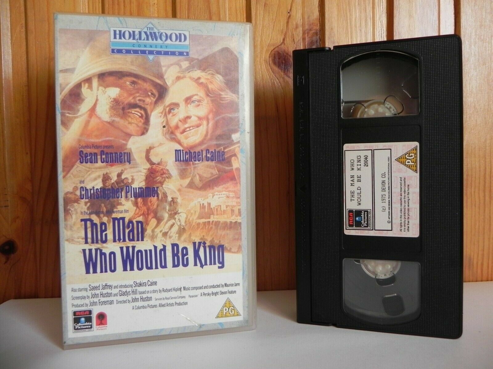 The Man Who Would Be King - Hollywood Classic - 1880's India Adventures - VHS-