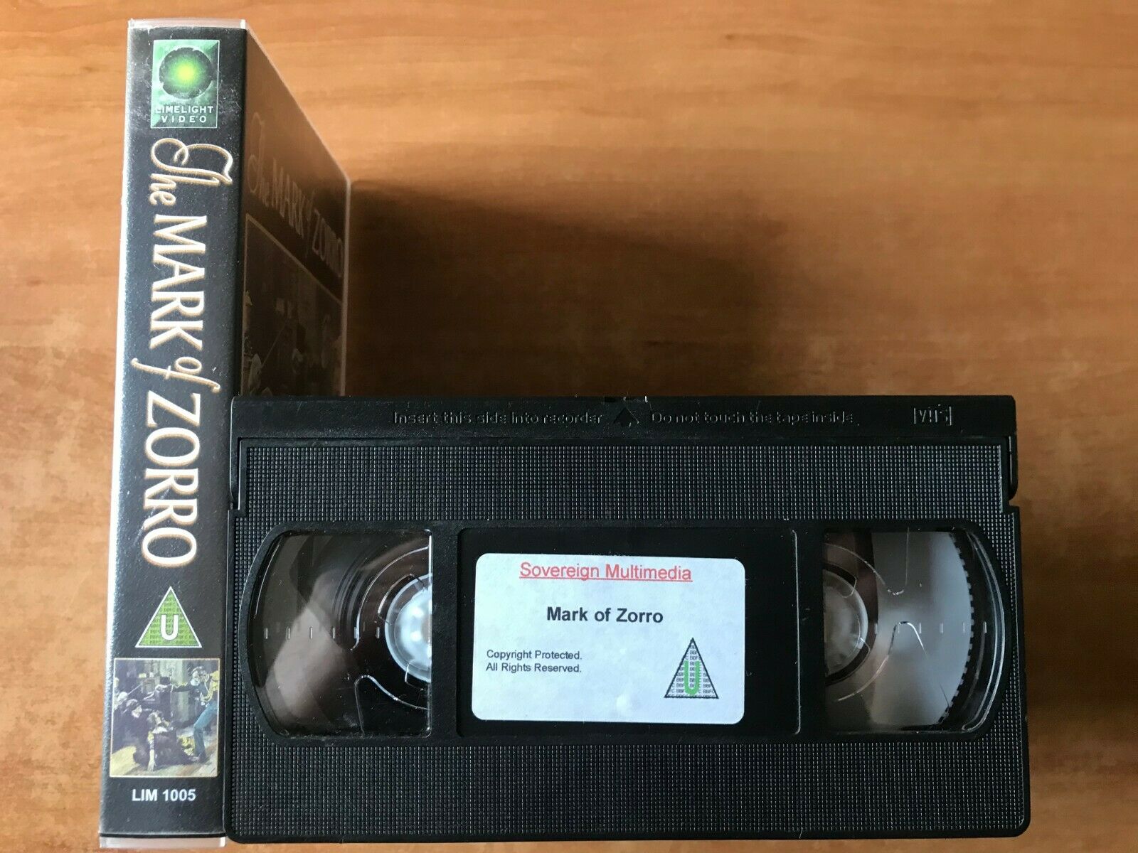 The Mark Of Zorro: (1920) Swashbuckling Action - Fairbanks / Noah Berry - VHS-