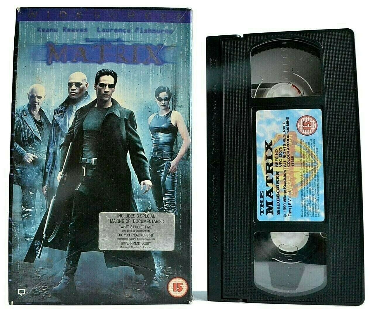 The Matrix (1999) - <<Widescreen>> - Sci-Fi Action - [Keanu Reeves] - Pal VHS-