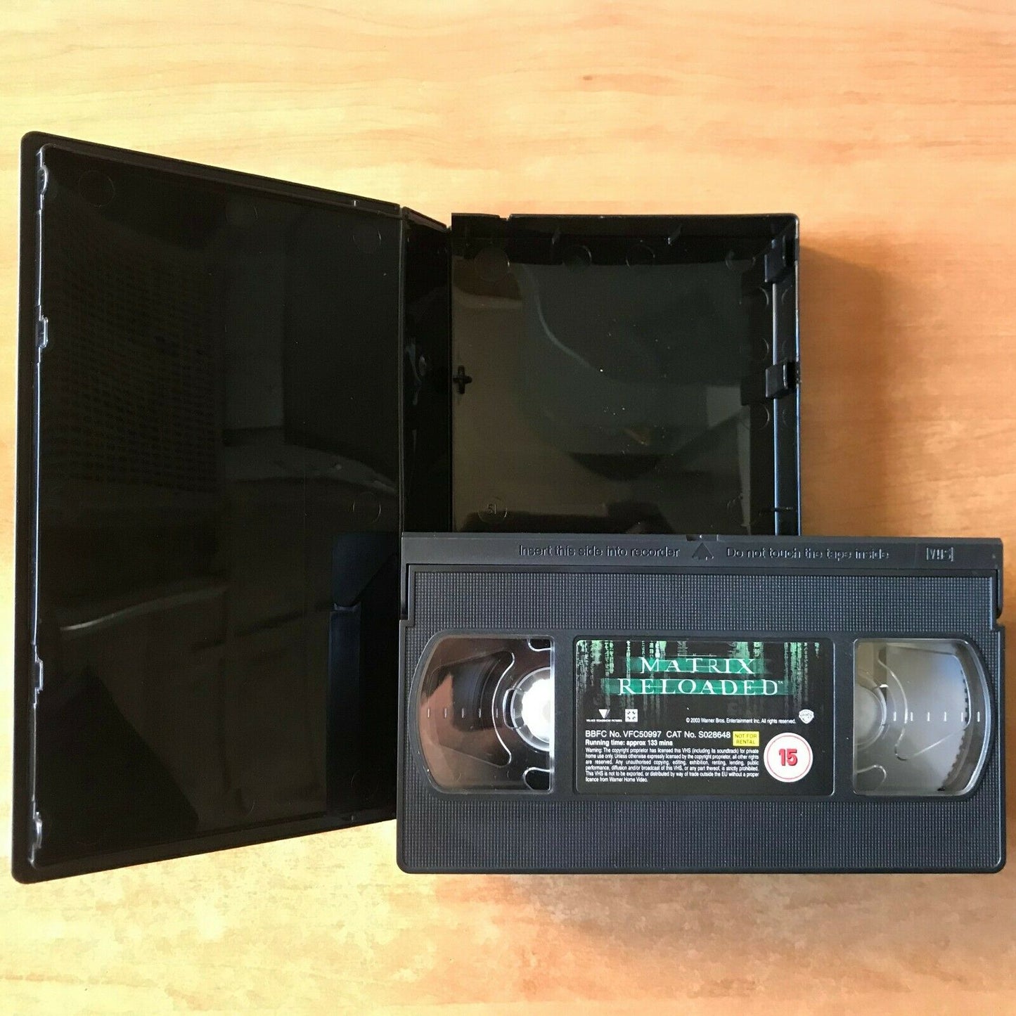 The Matrix Reloaded; [The Wachowski Brothers] Sci-Fi Action - Keanu Reeves - VHS-