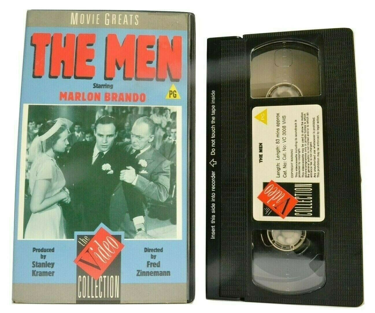 The Men; [Movie Greats] Drama - World War 2 - Marlon Brando/Teresa Wright - VHS-