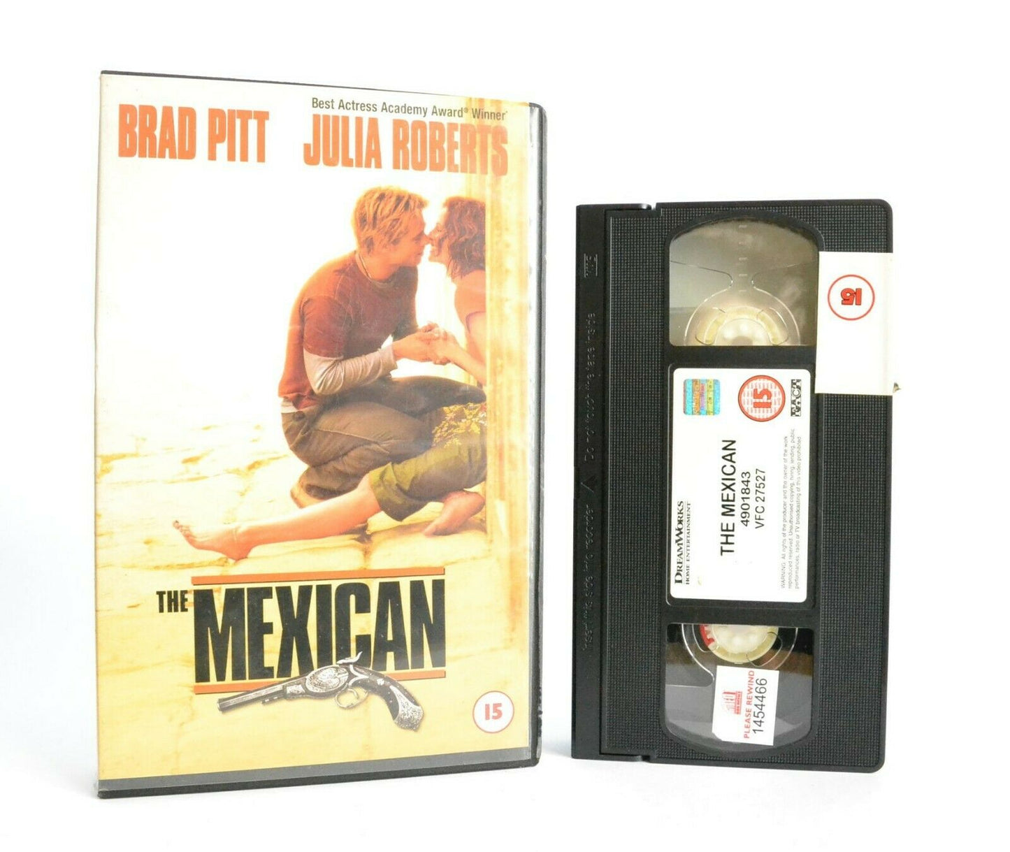 The Mexican: Comedy/Road Movie - Large Box - Ex-Rental - B.Pitt/J.Roberts - VHS-