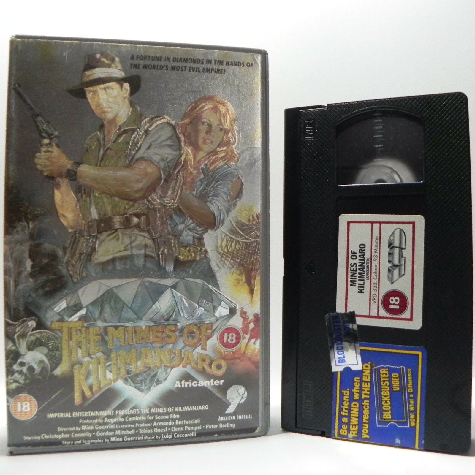 The Mines Of Kilimanjaro: (1986) Action/Adventure - Large Box - Ex-Rental - VHS-