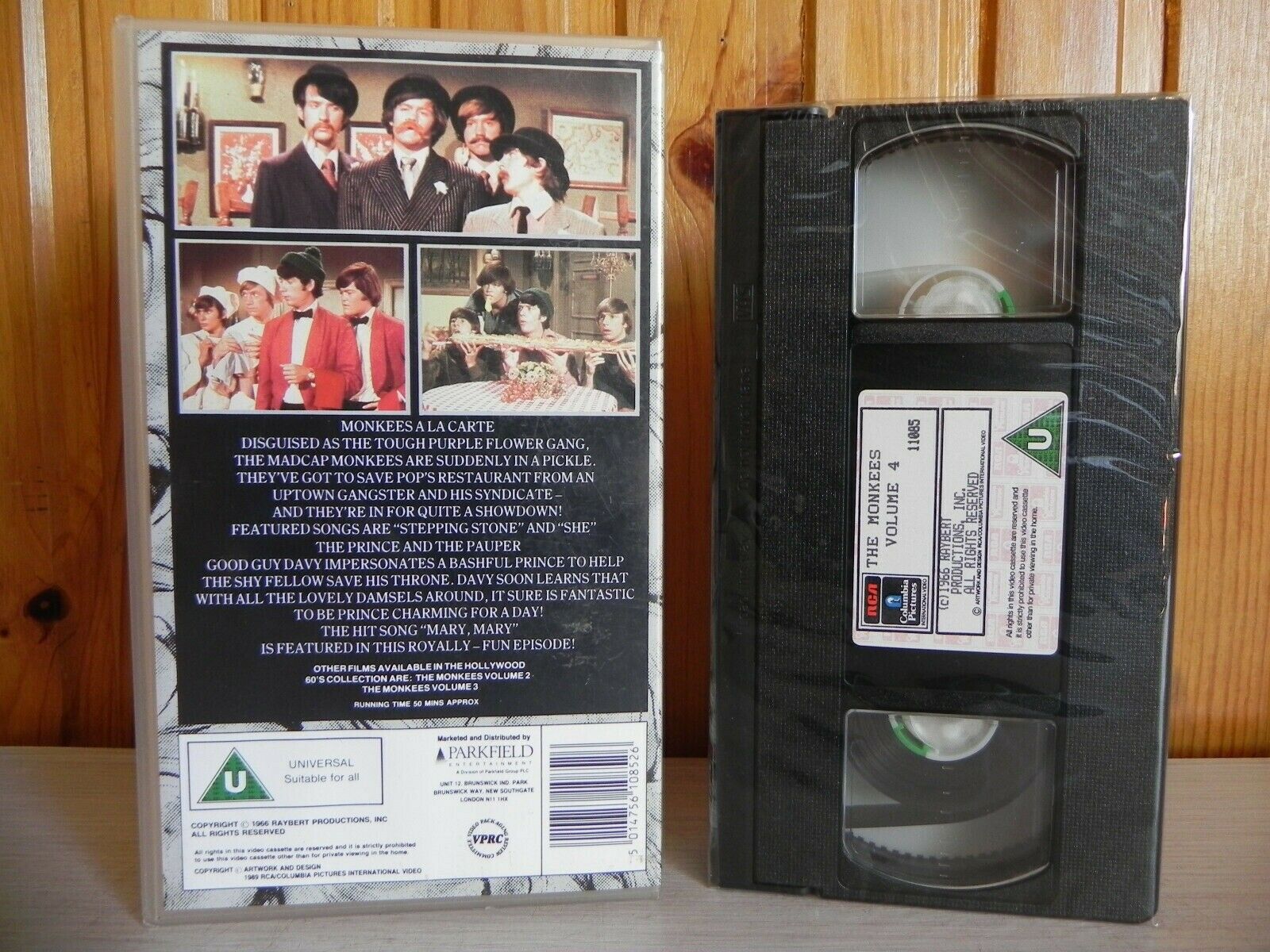 The Monkees - Volume 4 - The Hollywood 60's Collection - Two Episodes - Pal VHS-