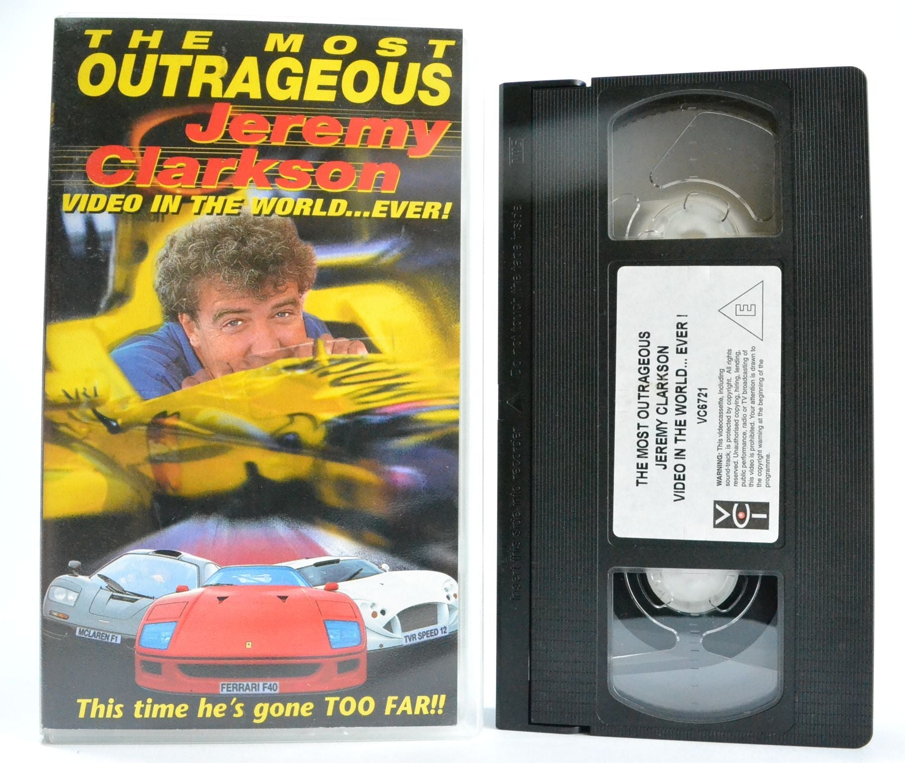 The Most Outrageous ‘Jeremy Clarkson’ - (9 Fastest Cars Ever Built [pre 1998] VHS-