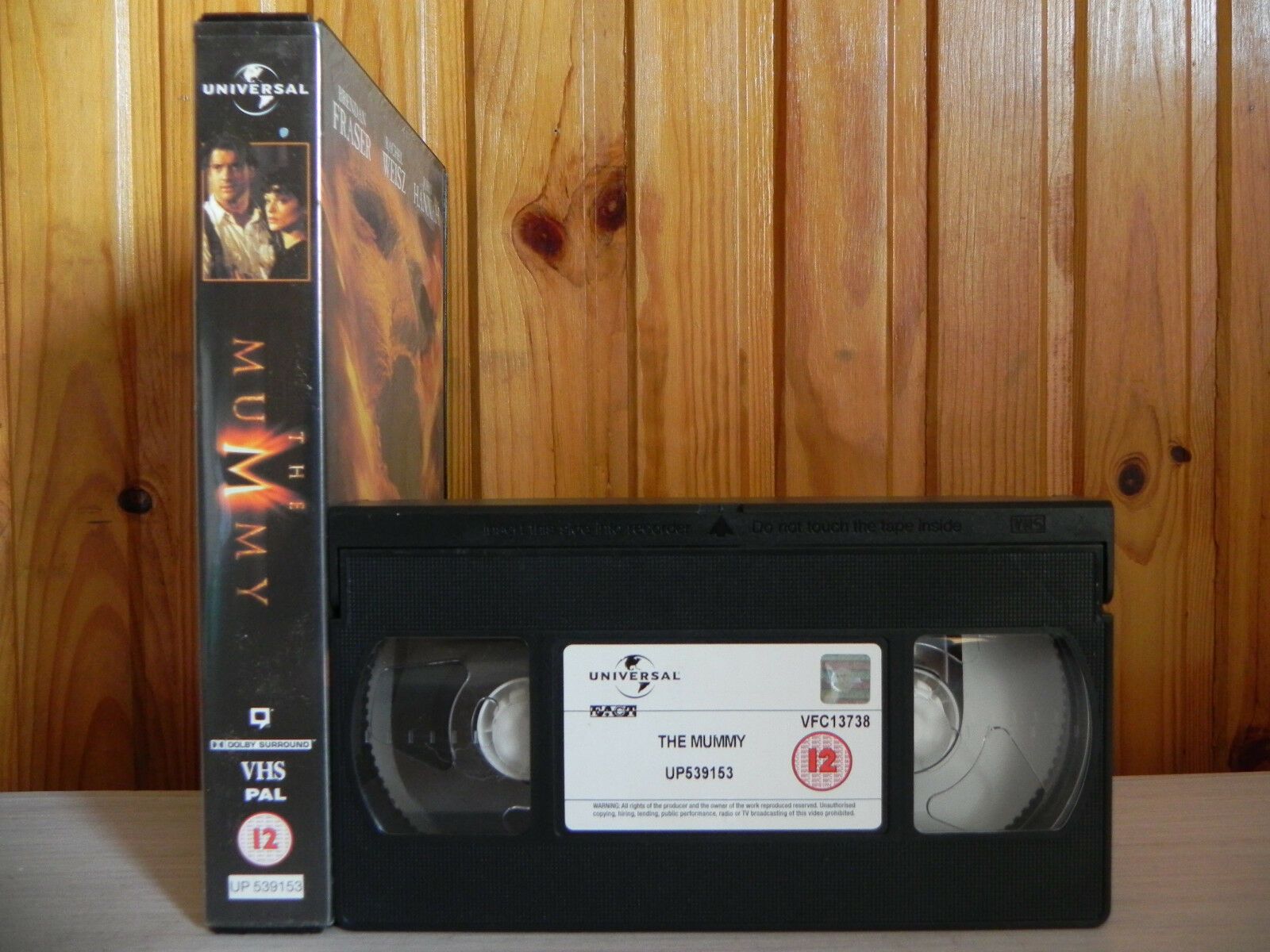 The Mummy (1999): Action Adventure [Large Box] Rental - Brendan Fraser - Pal VHS-