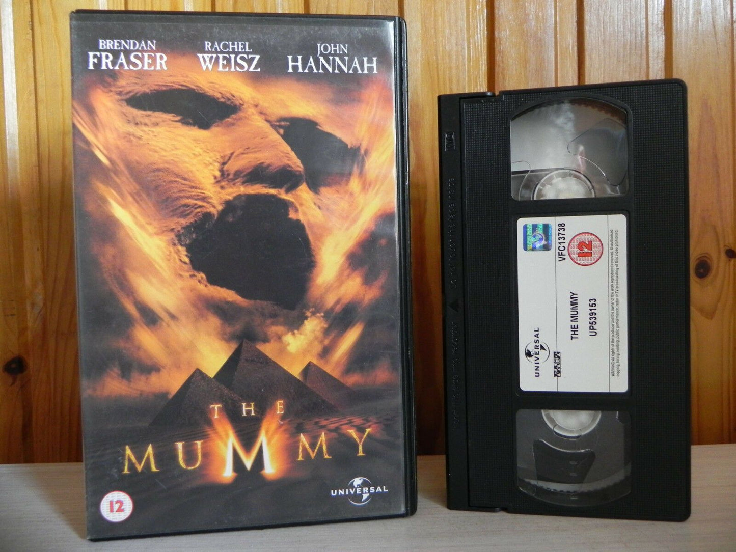 The Mummy (1999): Action Adventure [Large Box] Rental - Brendan Fraser - Pal VHS-