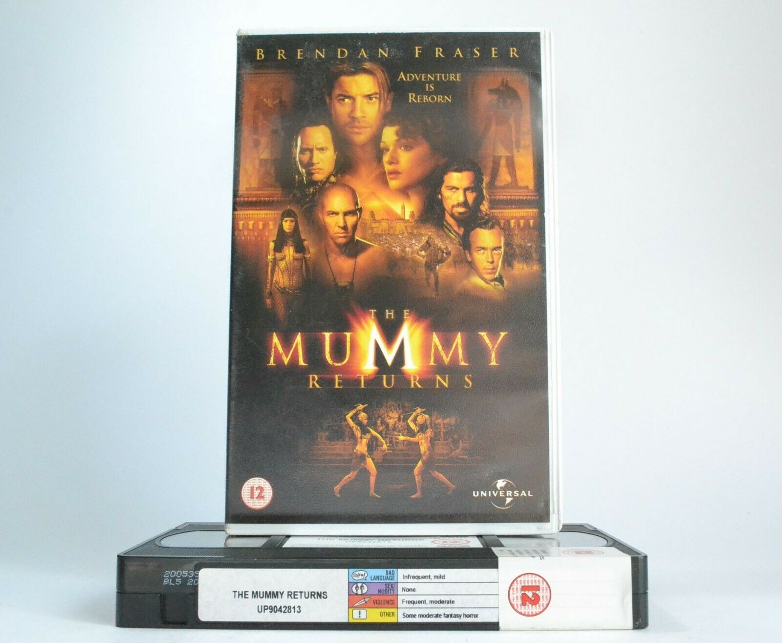 The Mummy Returns (2001): Adventure Is Reborn - Large Box - Brendan Fraser - VHS-