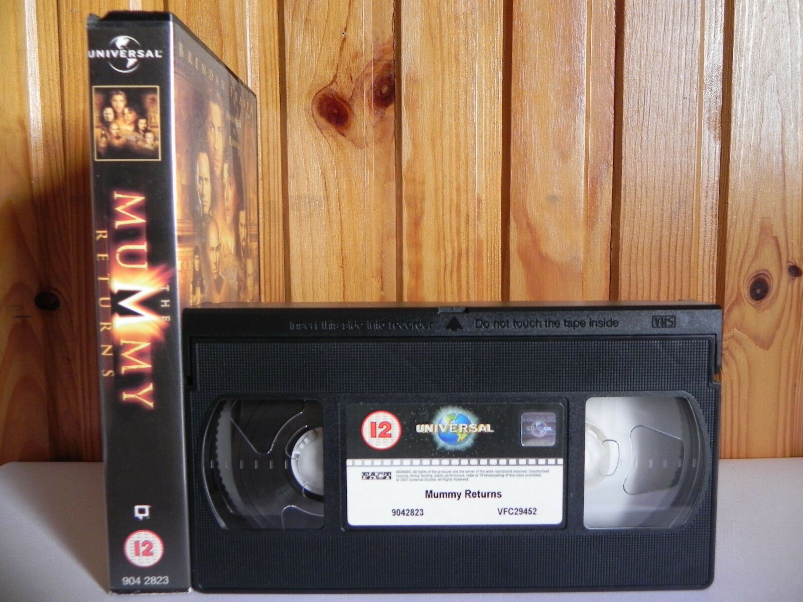 The Mummy Returns: Small Box - Home Video - Brendan Fraser - Sci-Fi Action - VHS-