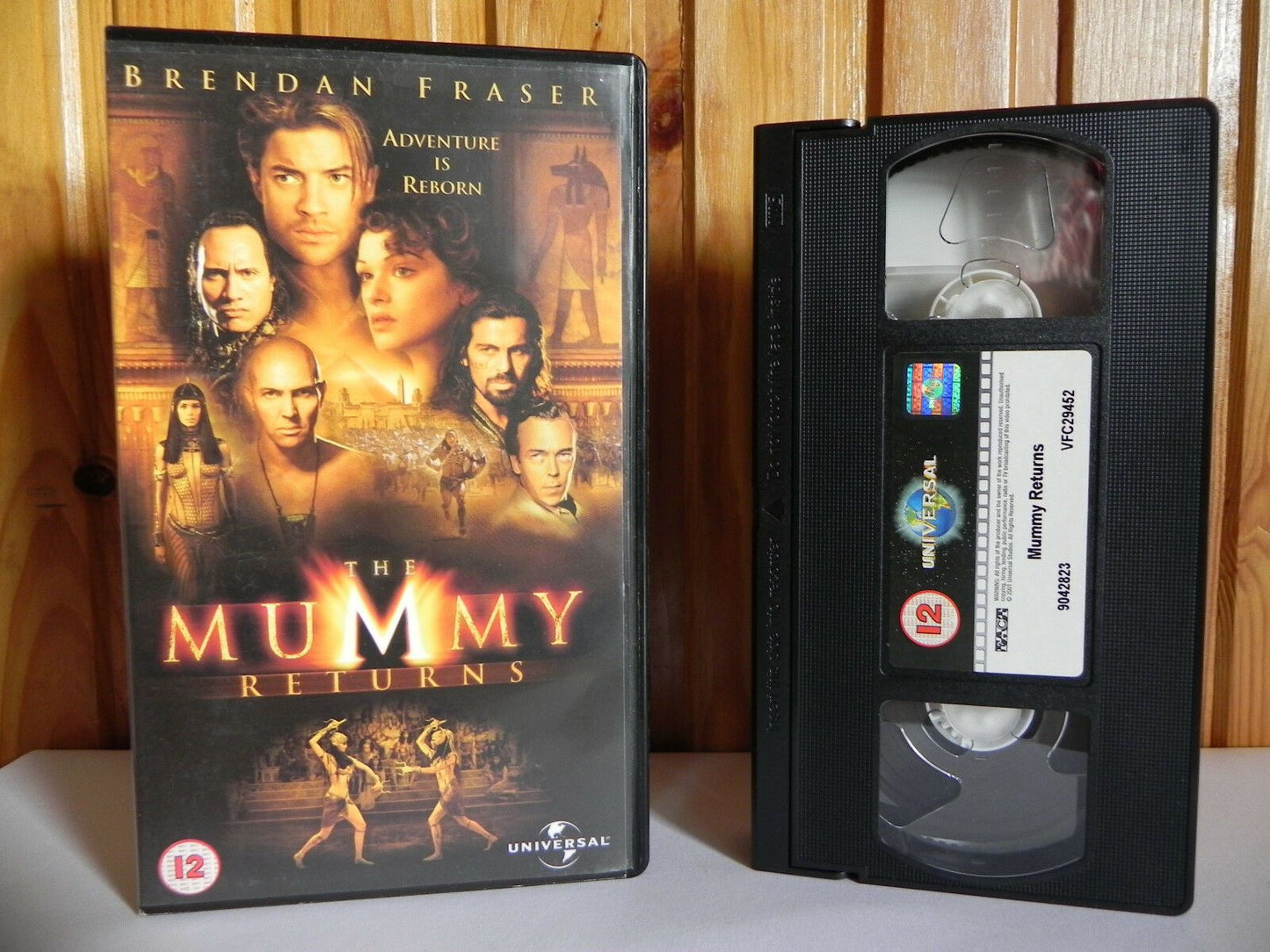 The Mummy Returns: Small Box - Home Video - Brendan Fraser - Sci-Fi Action - VHS-