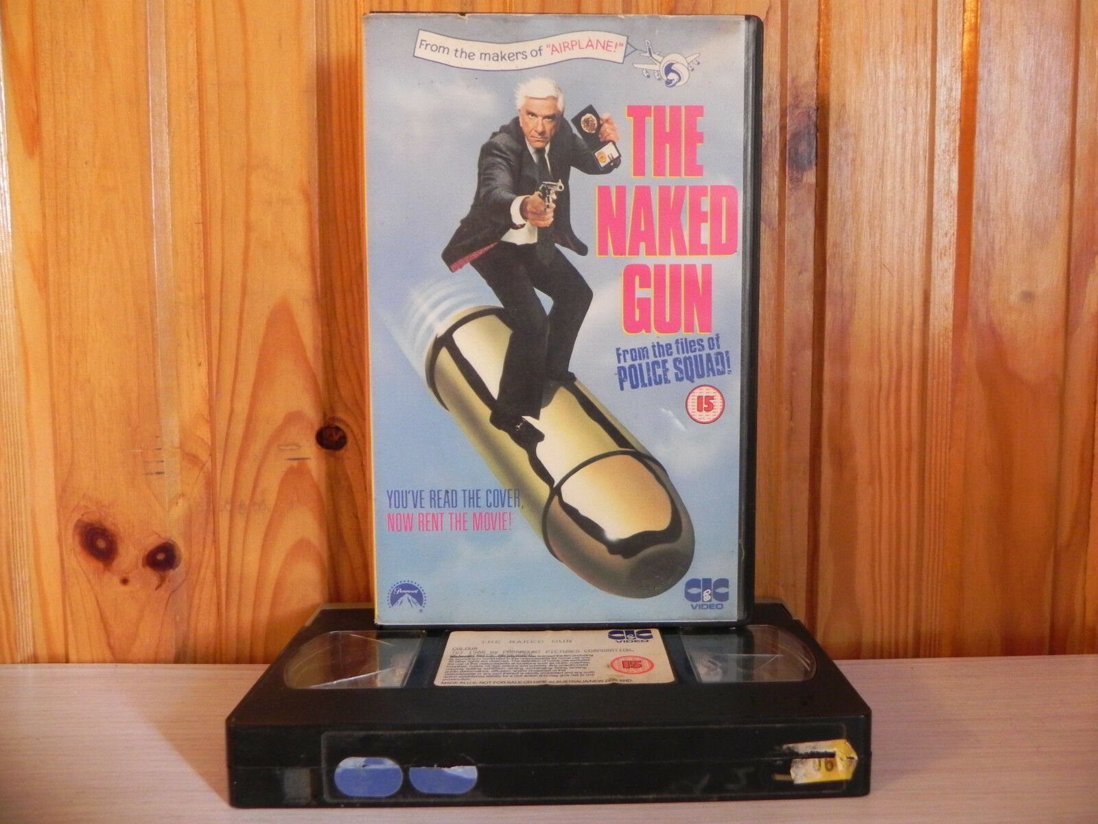 The Naked Gun - Original 1988 CIC Release - Big Box - Lampoon Grade Comedy - VHS-