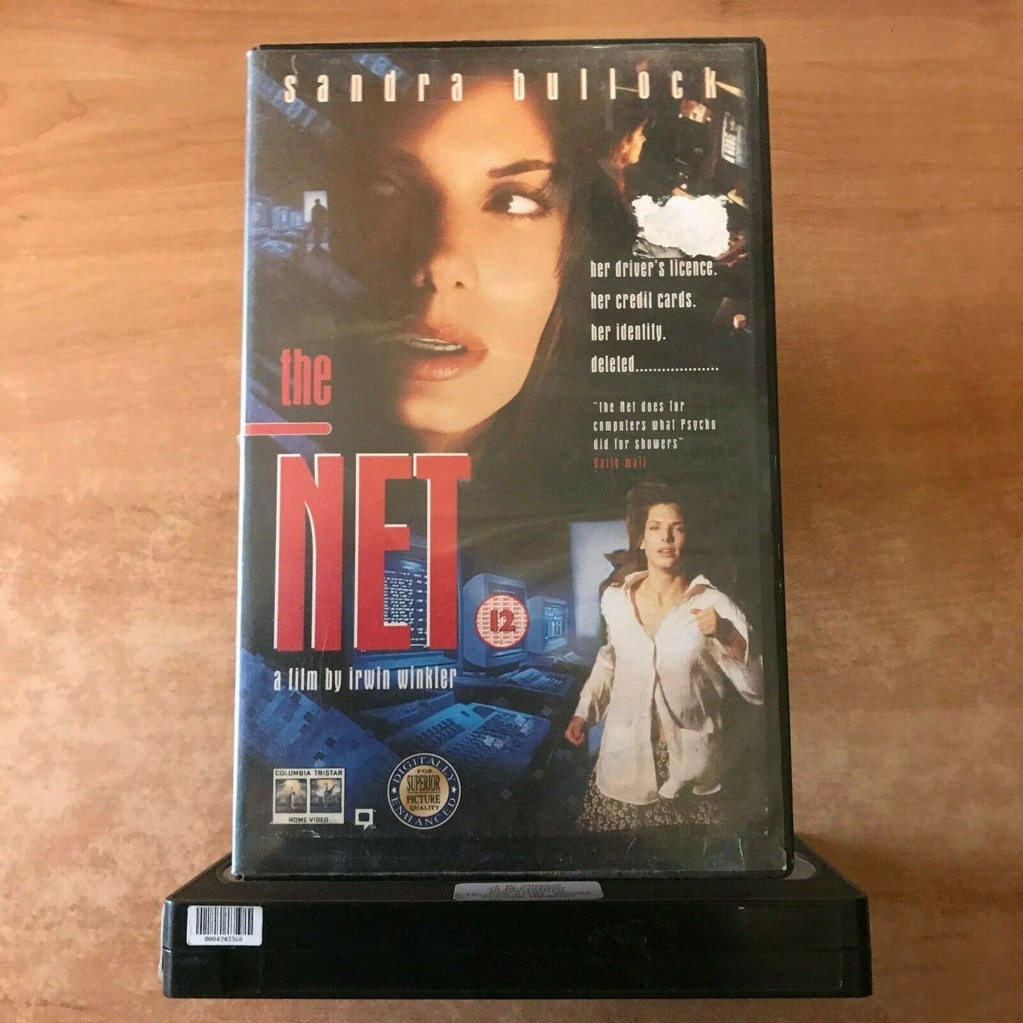 The Net [Irvin Winkler] Crime Action [Big Box] Rental - Sandra Bullock - Pal VHS-