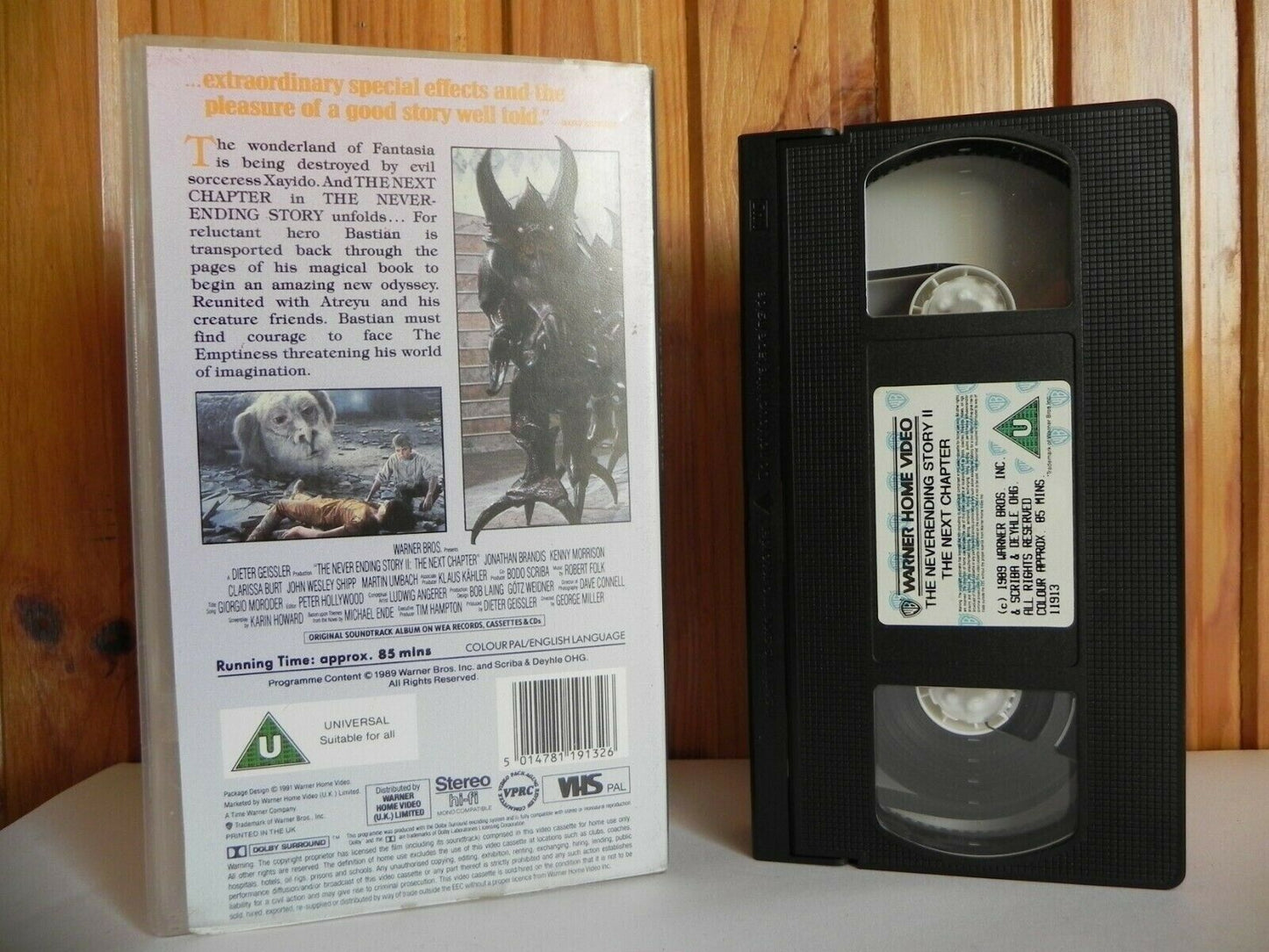 The Never Ending Story 2: The Next Chapter - Classic Fantasy - Adventure - VHS-