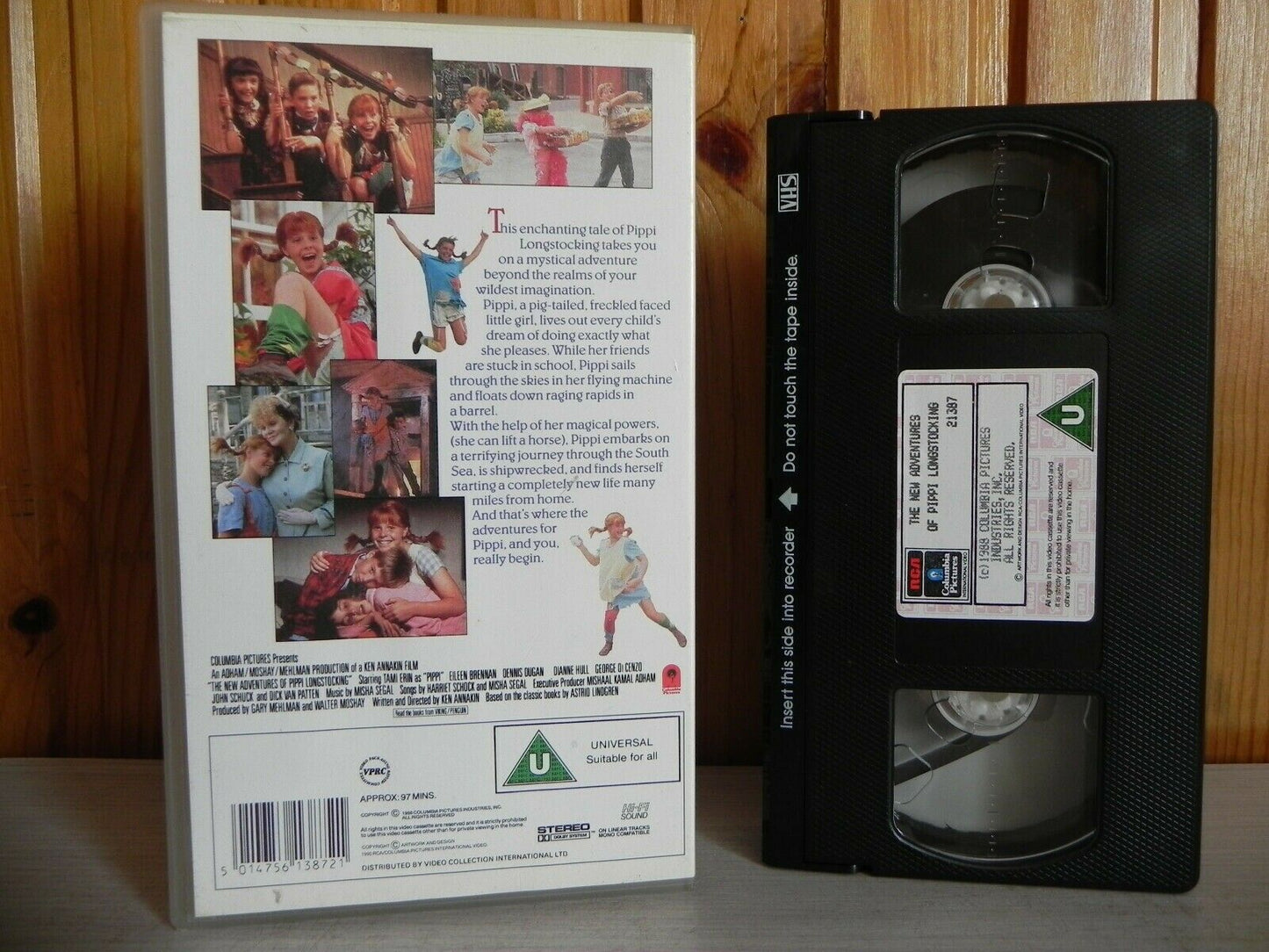 The New Adventures Of Pippi Longstocking - Columbia Pictures - Tami Erin - VHS-