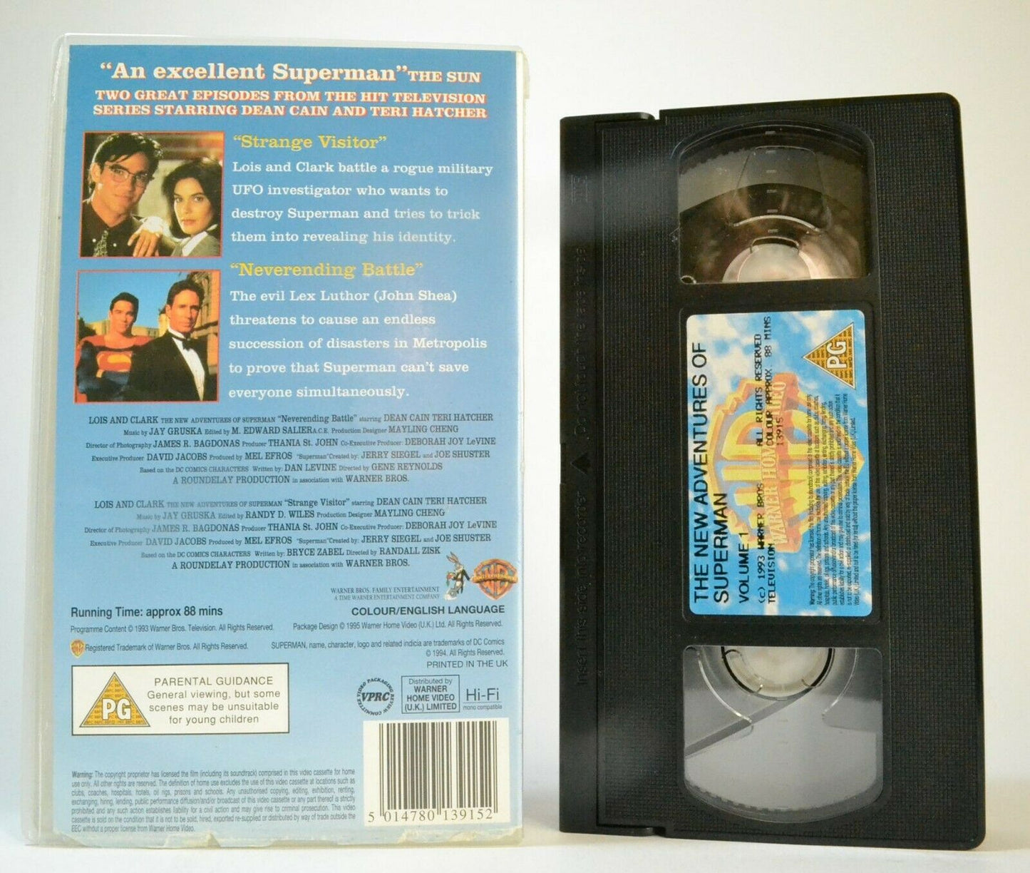 The New Adventures Of Superman (Vol.1): 'Strange Visitor' - Action Series - VHS-