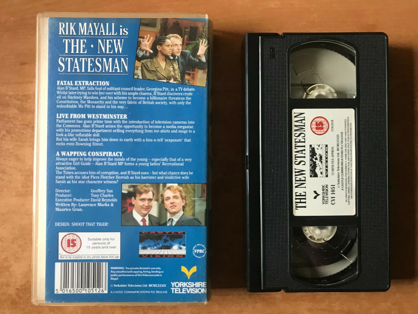 The New Statesman: Fatal Extraction (TV Series) Comedy - Rik Mayall - Pal VHS-