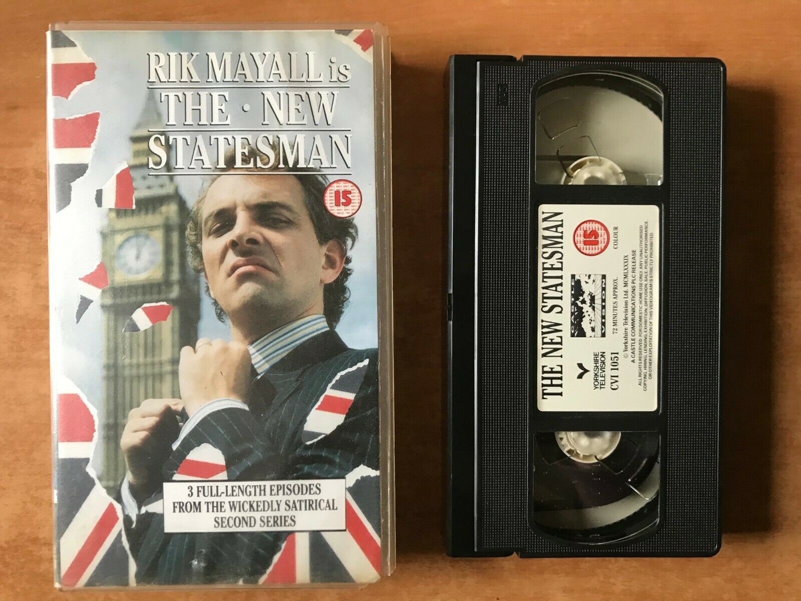 The New Statesman: Fatal Extraction (TV Series) Comedy - Rik Mayall - Pal VHS-