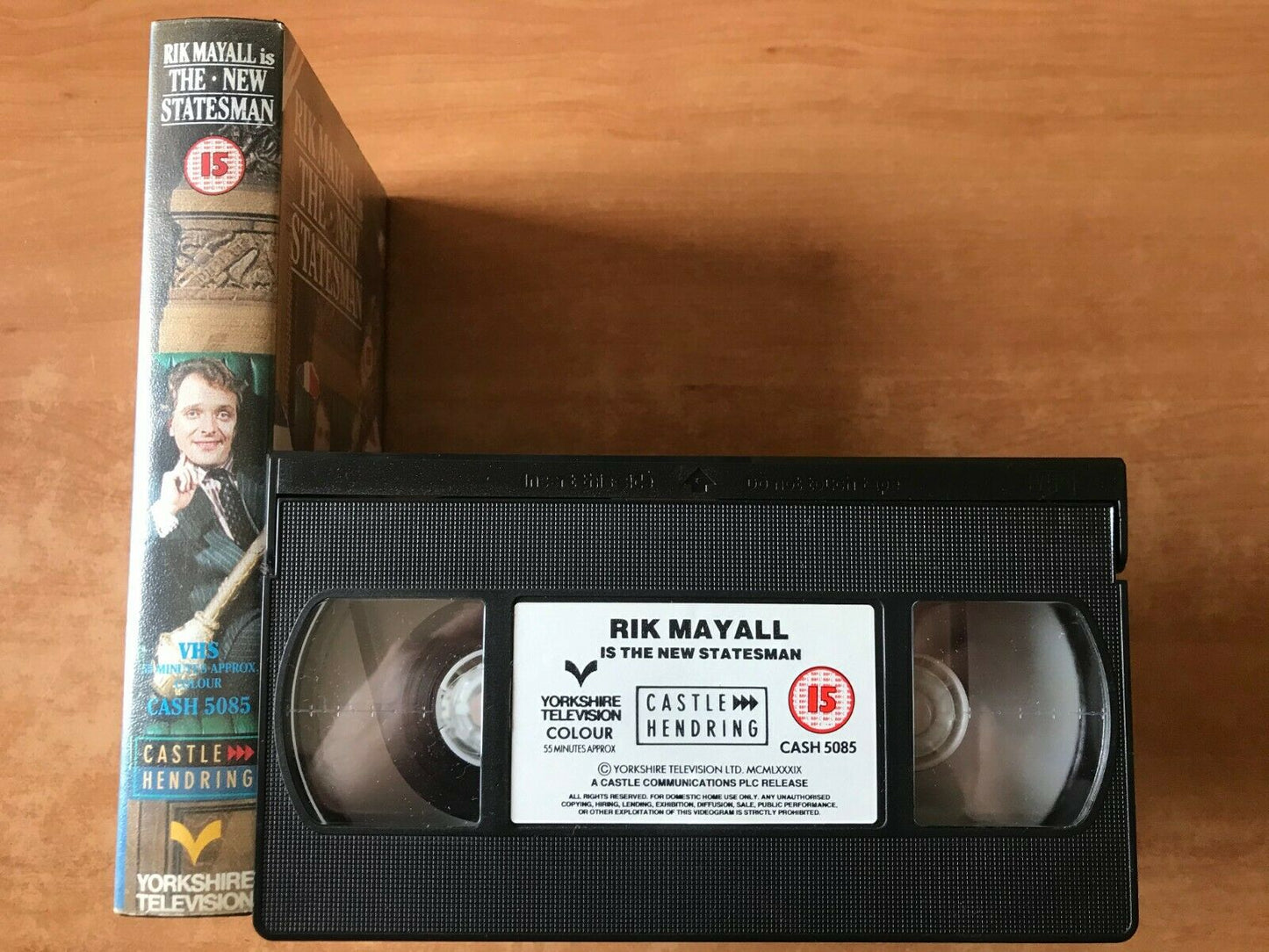 The New Statesman: Piers Of The Realm (TV Series) Comedy [Rik Mayall] Pal VHS-